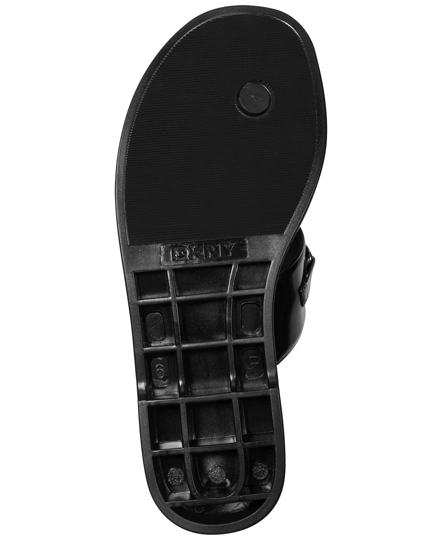 Women's Vasi Thong Jelly Flat Sandals - Black - 10M
