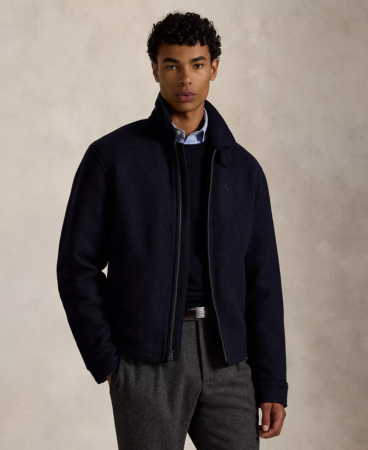 Men's The Langdon Wool Jacket - Collection Navy - S