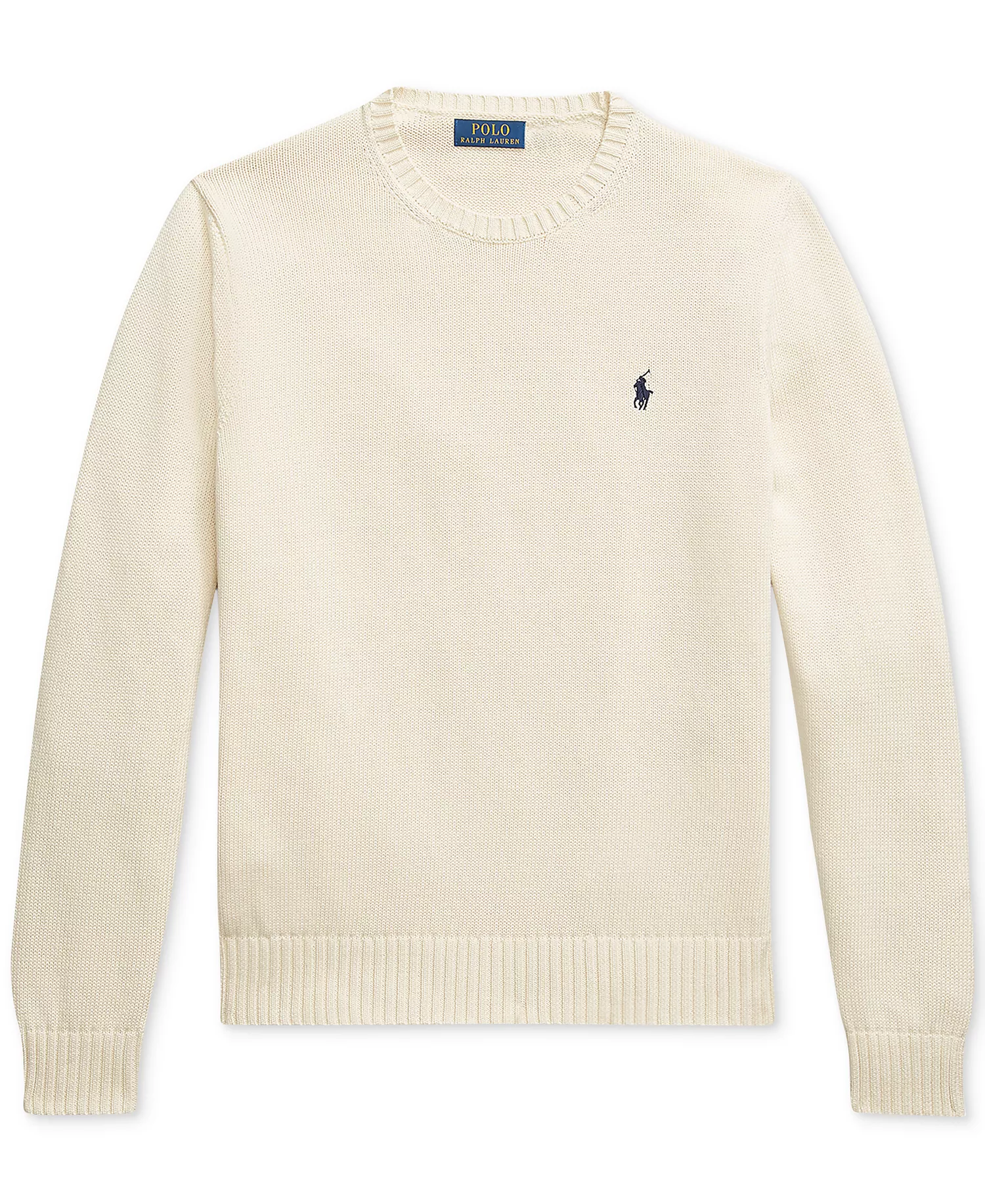 Men's Cotton Crewneck Sweater - Andover Cream - 2XL