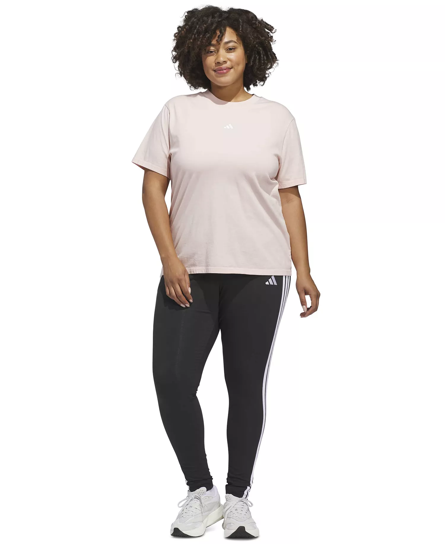 Plus Size Essentials Logo T-Shirt - Black - 1X