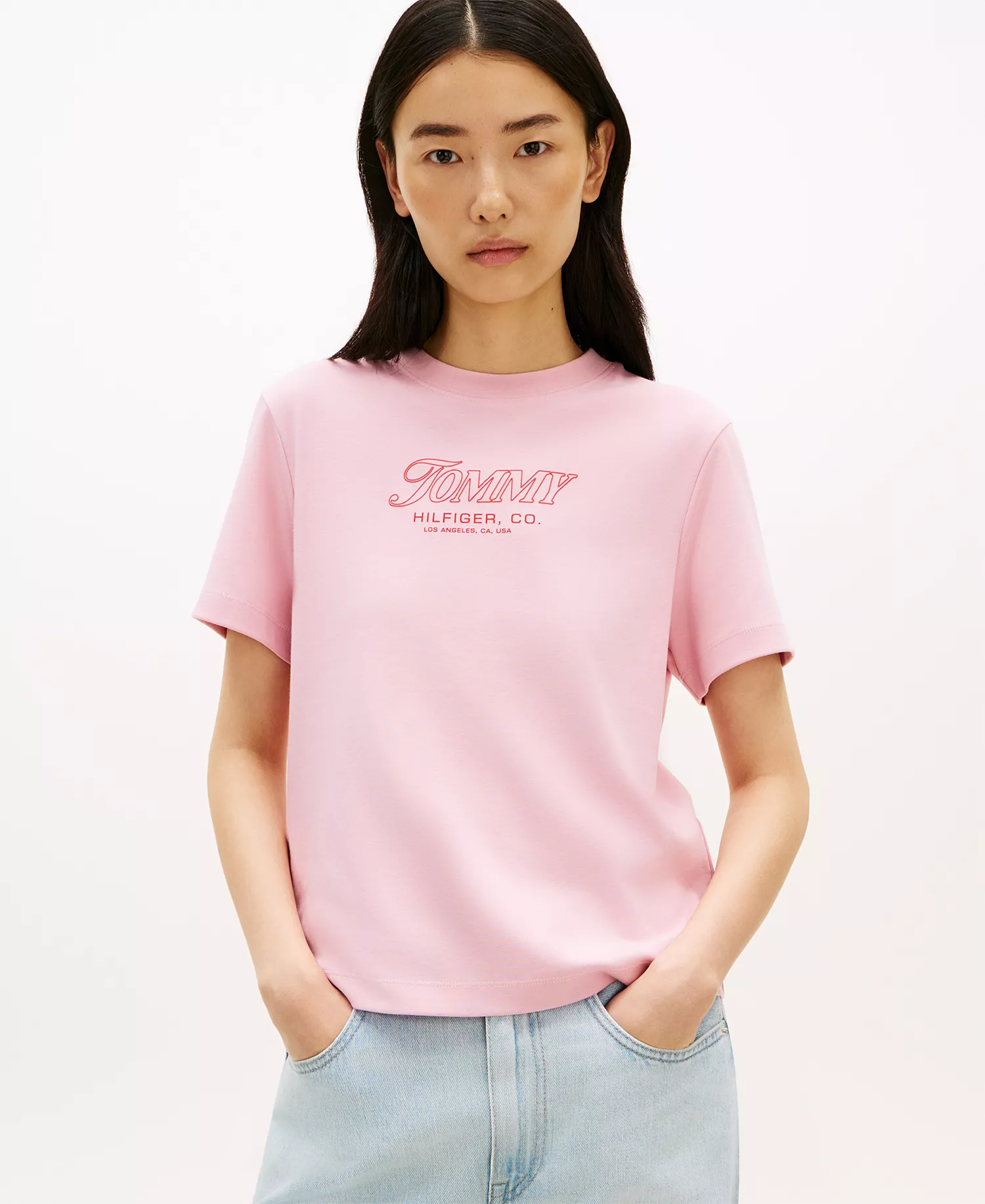 Women's LA Graphic T-Shirt - Bonita Pink - L