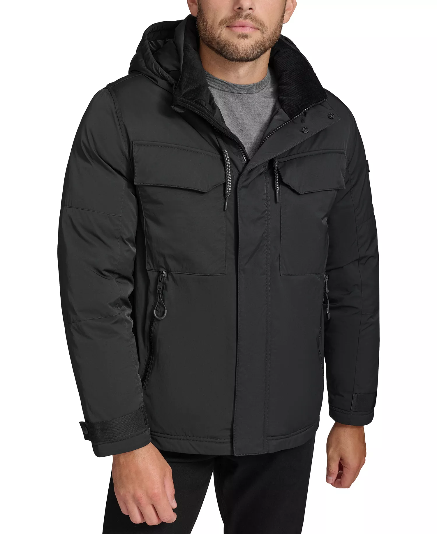 Men's Gawler Puffer Jacket - Black - 2XL