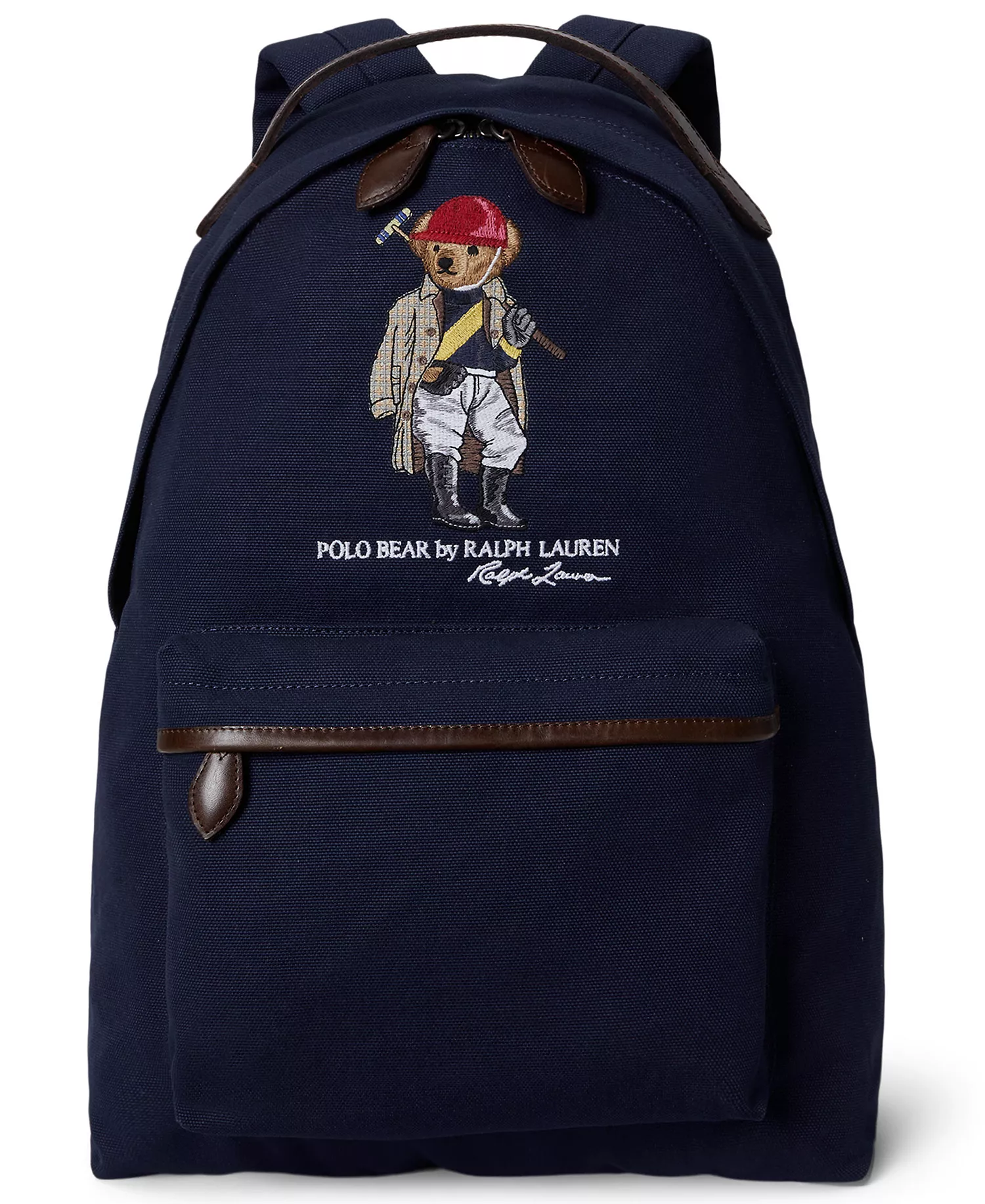 Men's Polo Bear Canvas Backpack - Newport Navy - ONE SIZE