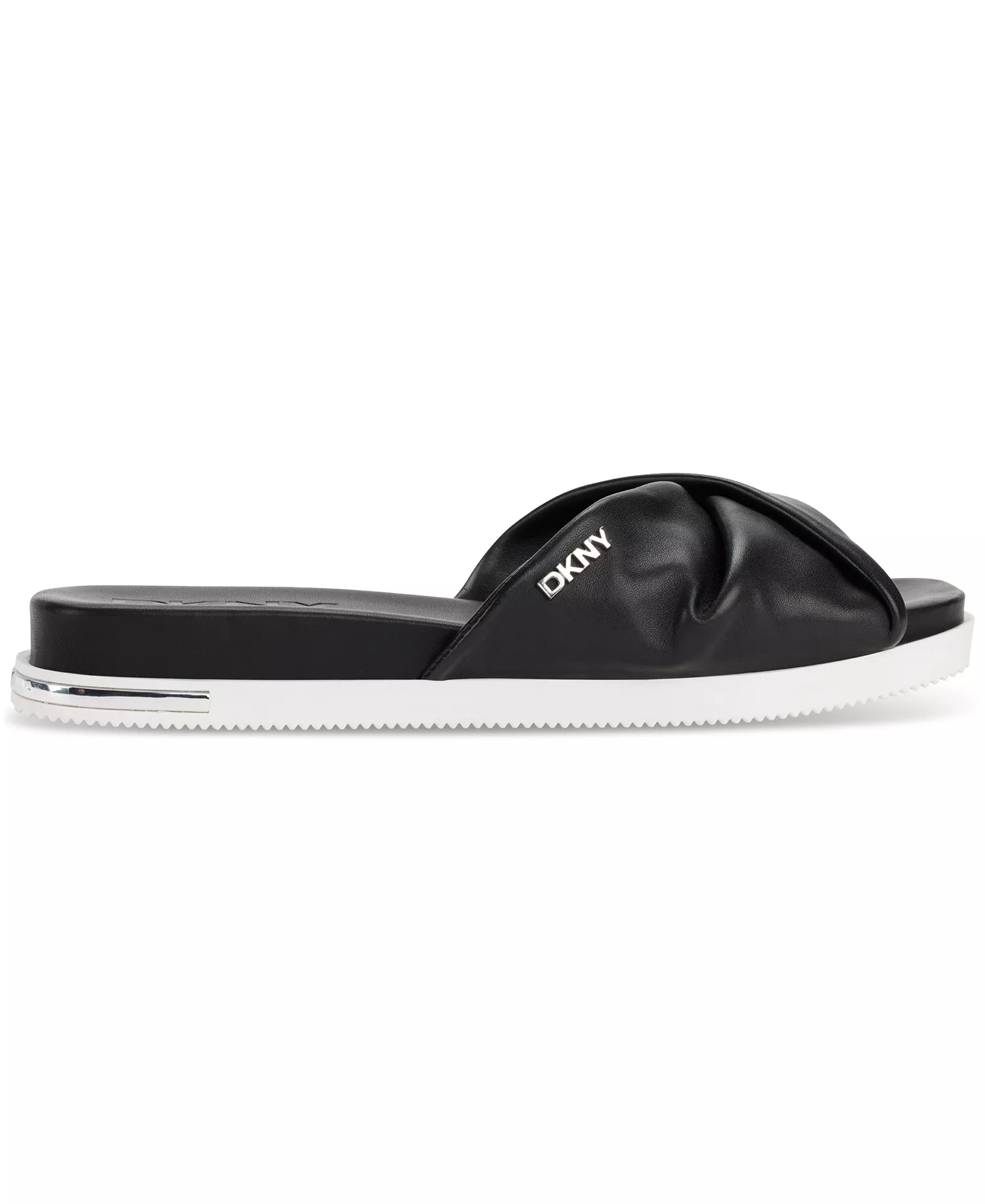 Women's Jezebel Twisted Slide Sandals - Black - 5M