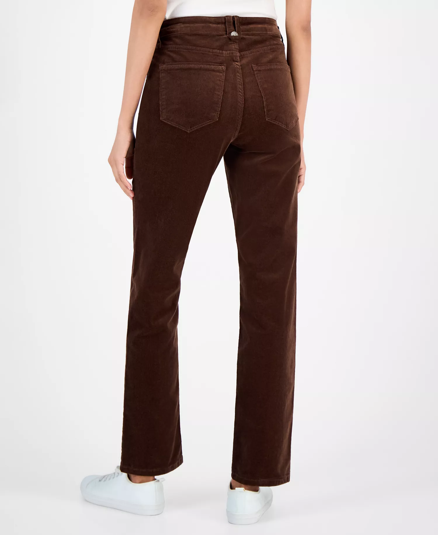 Nautica Women's Mid-Rise Corduroy Pants  - Chicory - 10