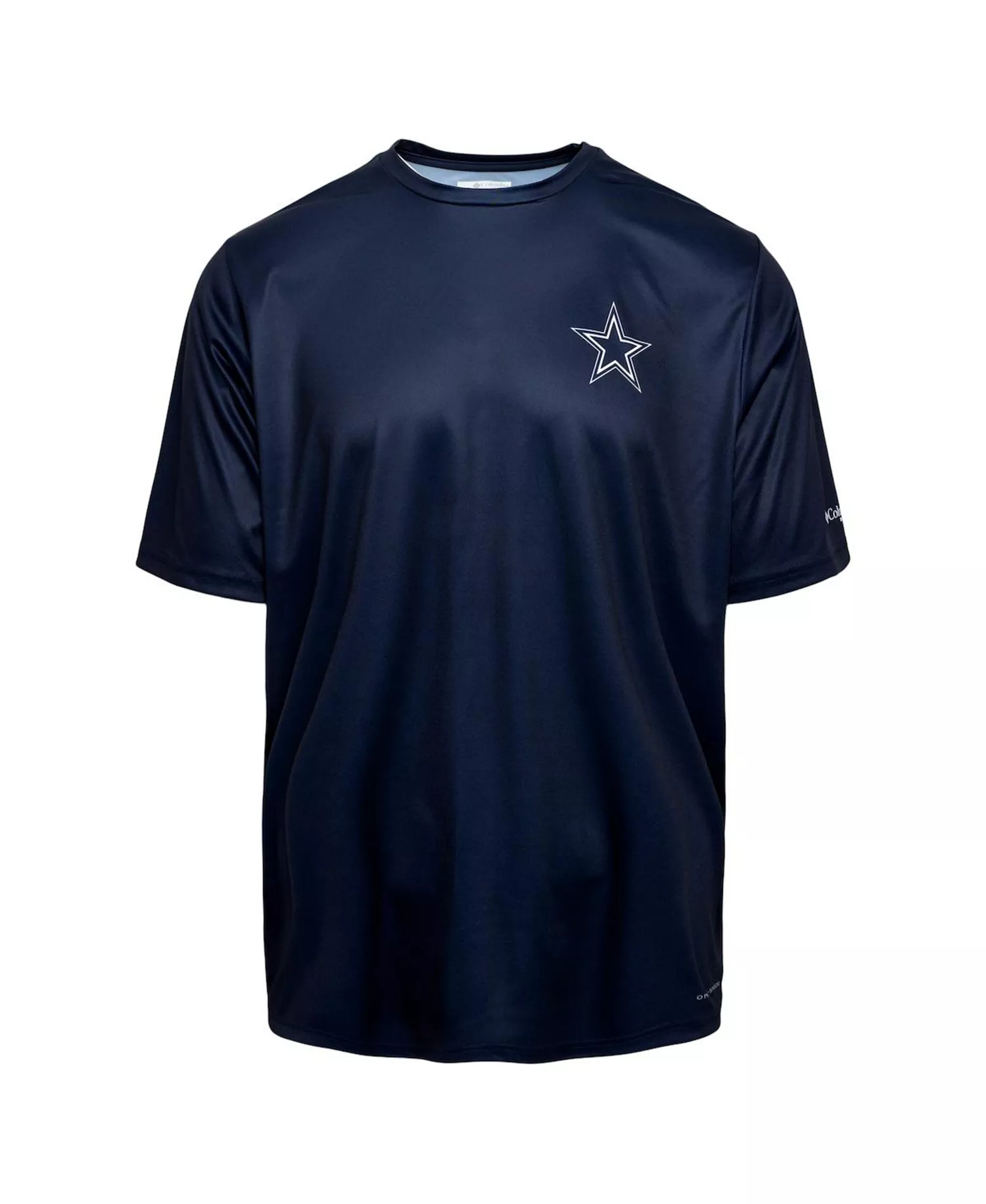 Men's Navy Dallas Cowboys Terminal Tackle Performance Fishing Omni-Shade T-Shirt - Navy - 2XL