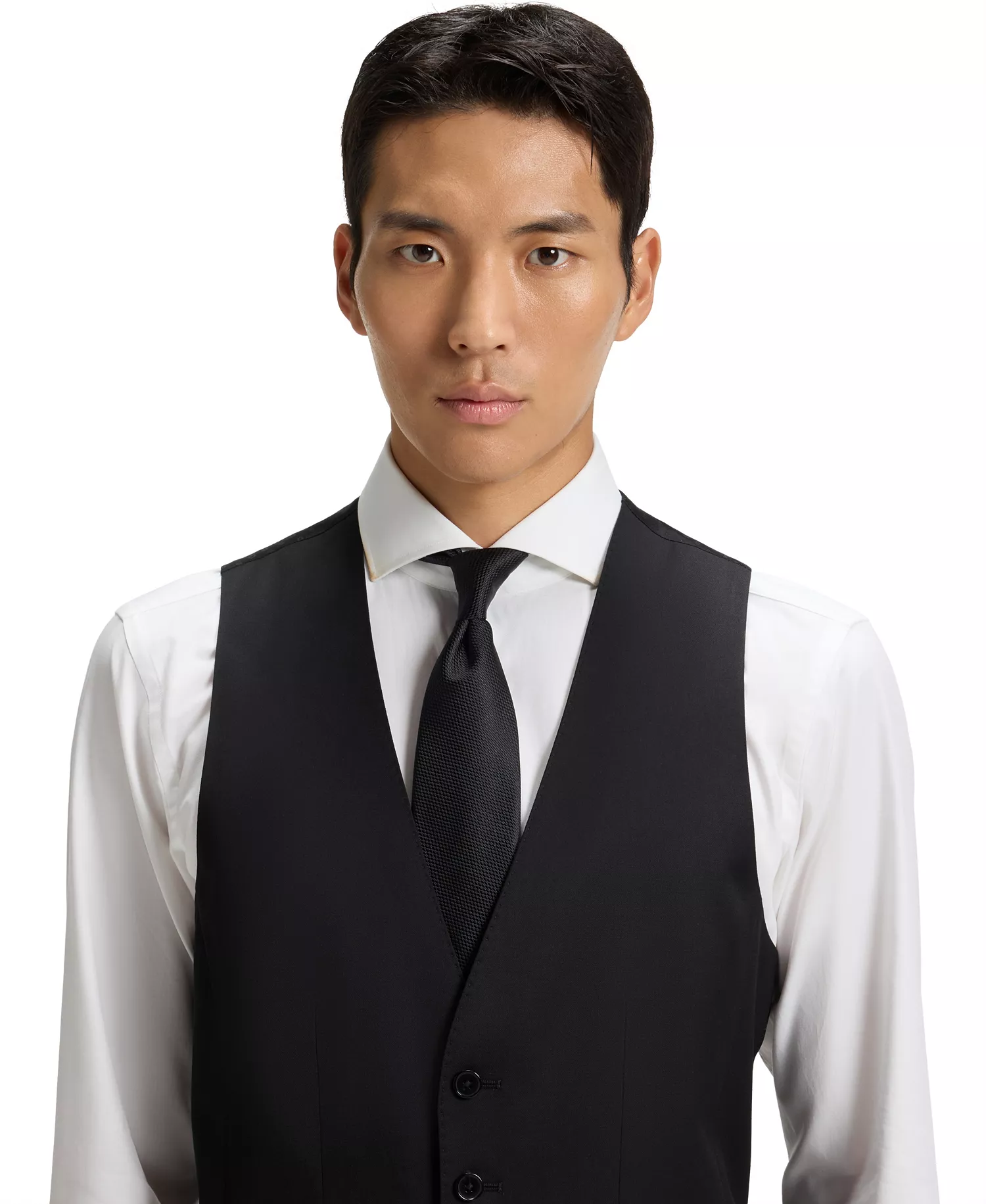BOSS Men's Single-Breasted Waistcoat - Black - 36R