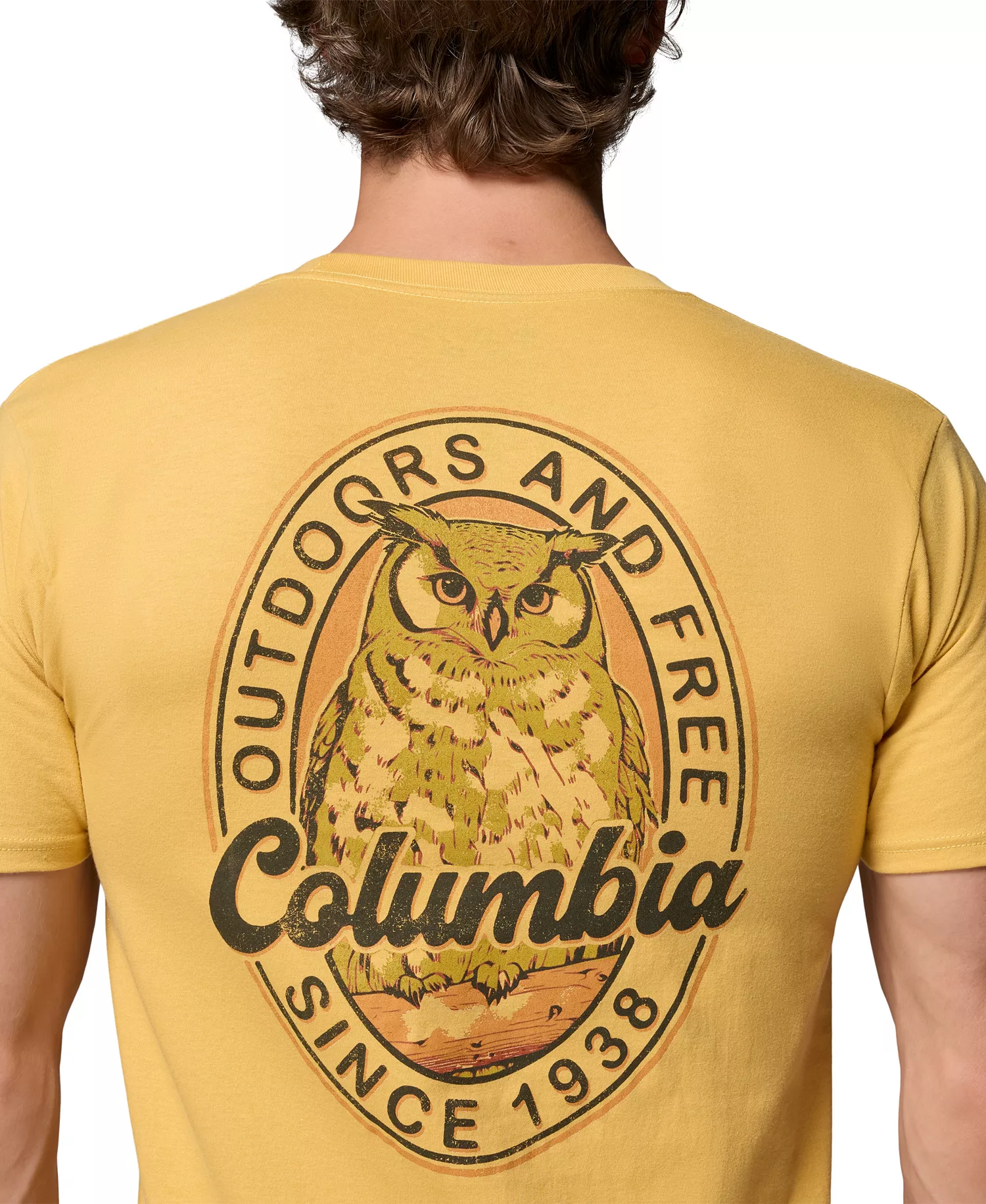 Men's Midnighter Graphic T-Shirt - MUSTARD - L