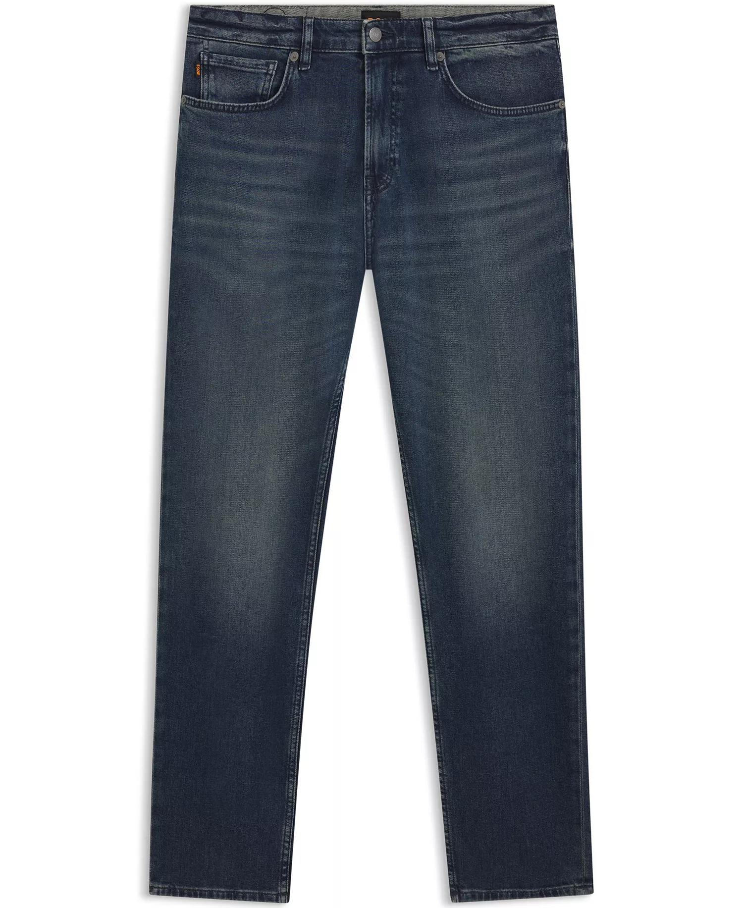 Men's Blue Comfort-Stretch Denim Maine Regular-Fit Jeans - Navy - 30x34