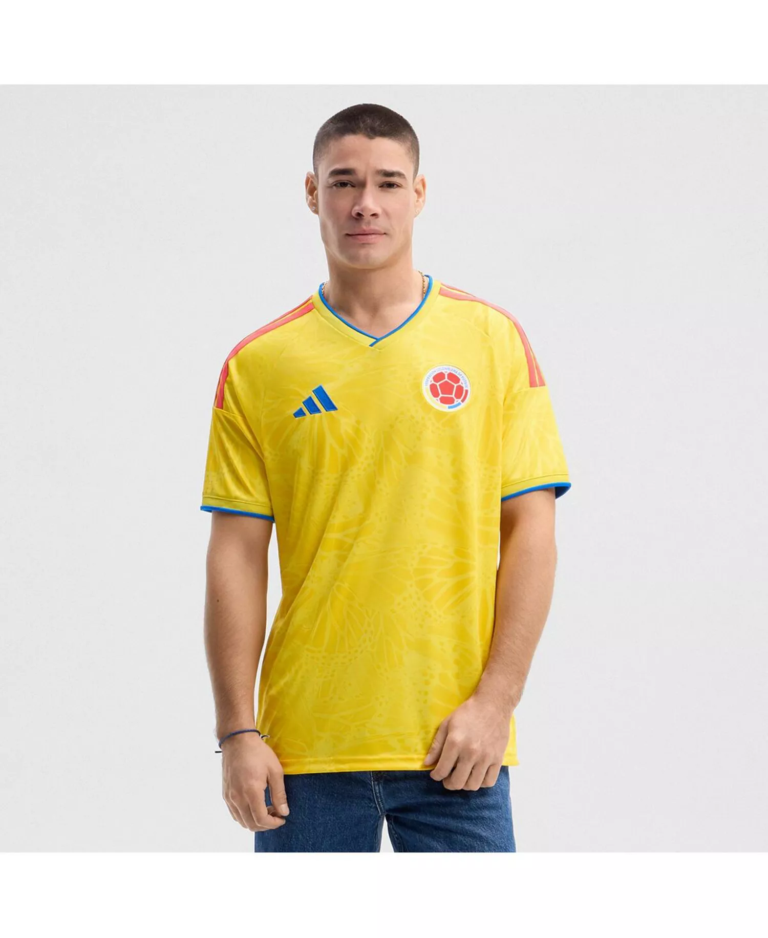 Men's Yellow Colombia National Team FIFA x World Cup 2026 Home Replica Jersey - Yellow - 2XL