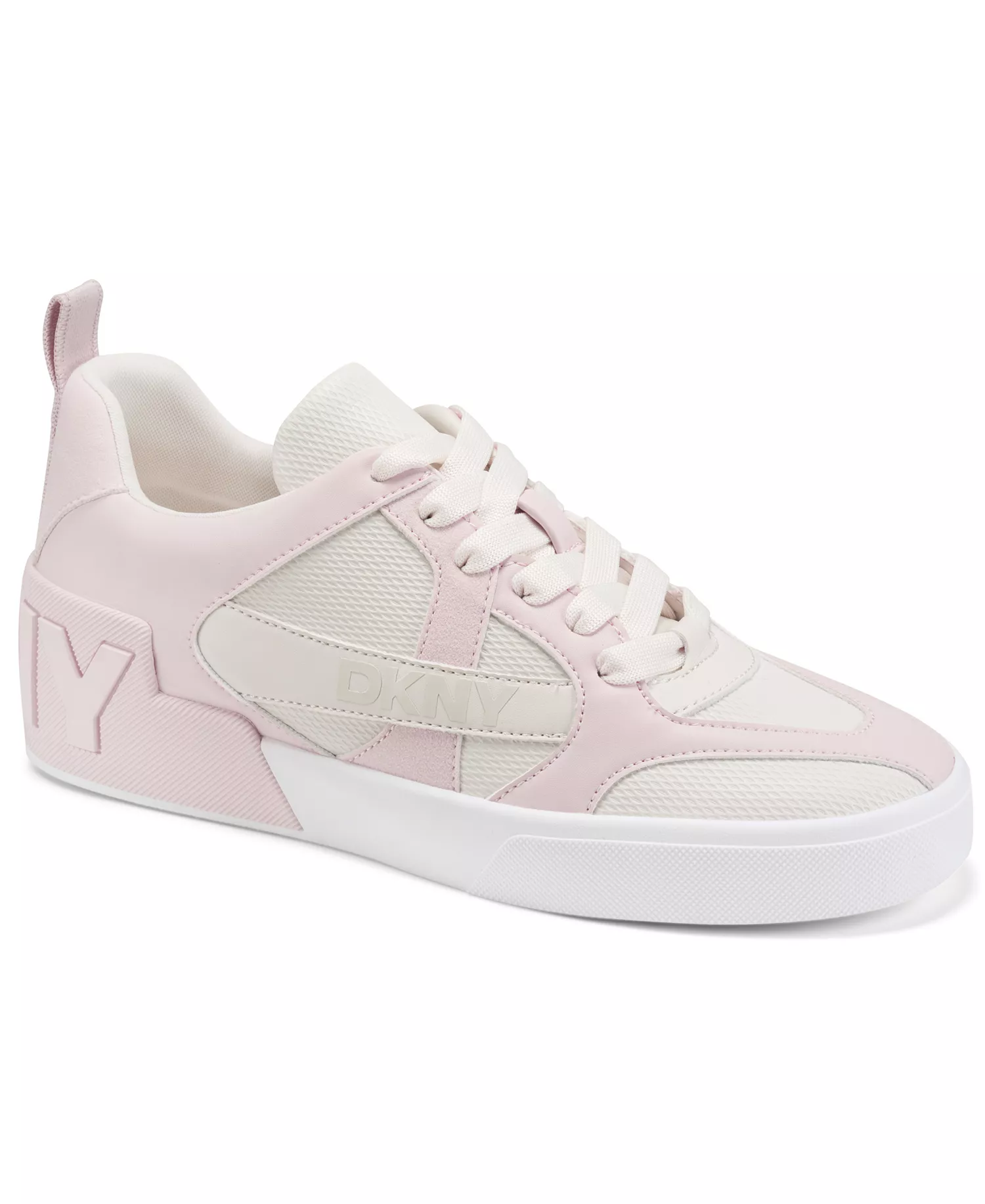 Women's Magdelena Lace-Up Sneakers - Soft White/Light Pink - 10M