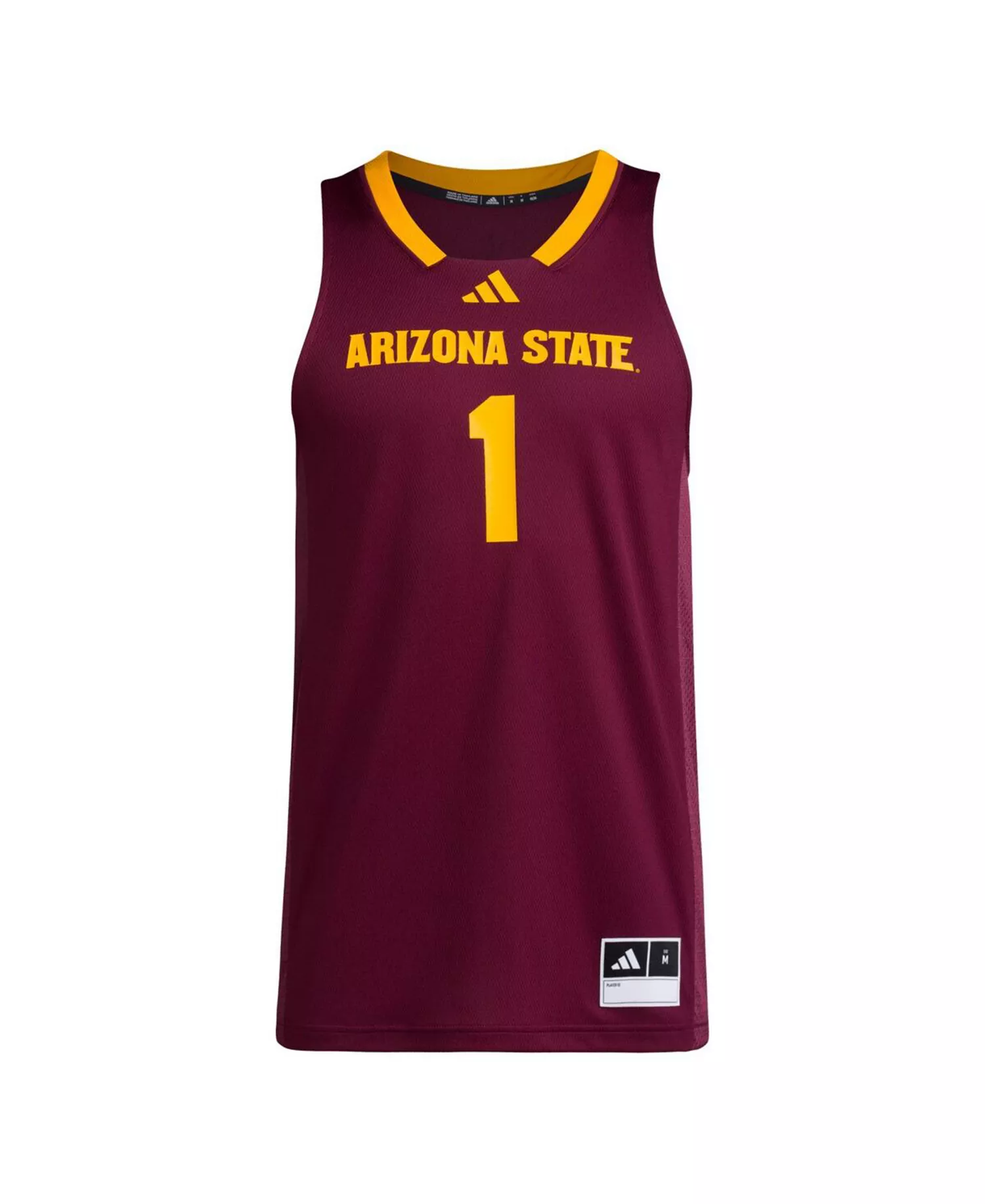 Men's 1 Maroon Arizona State Sun Devils Replica Swingman Jersey - Maroon - 2XL