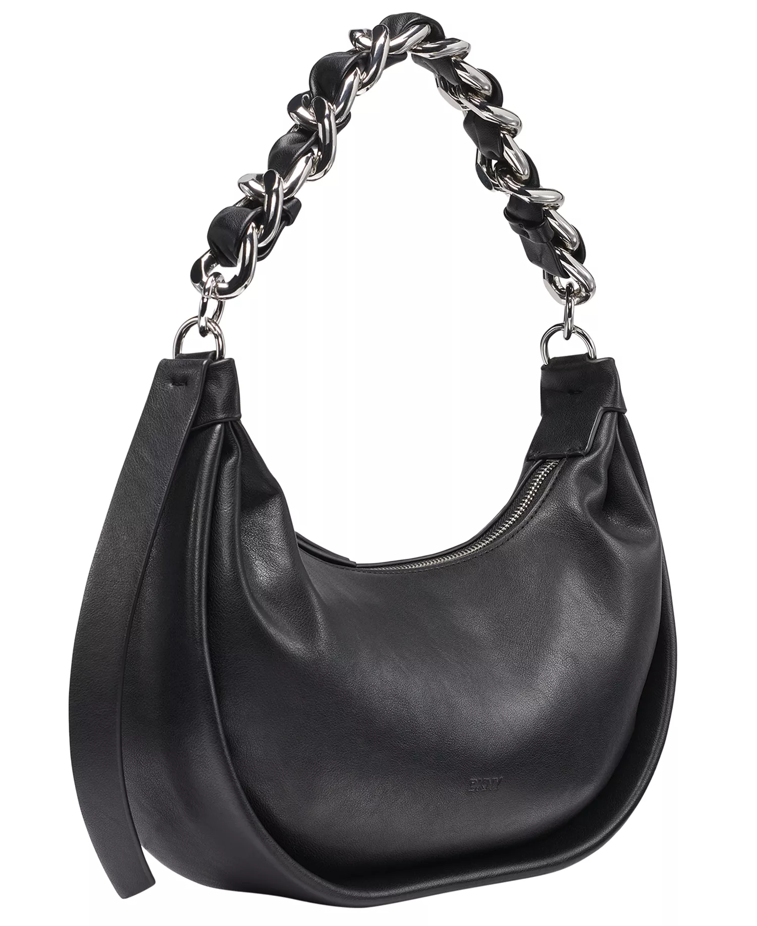 Fiona Small Hobo Bag - Black/silver - ONE SIZE