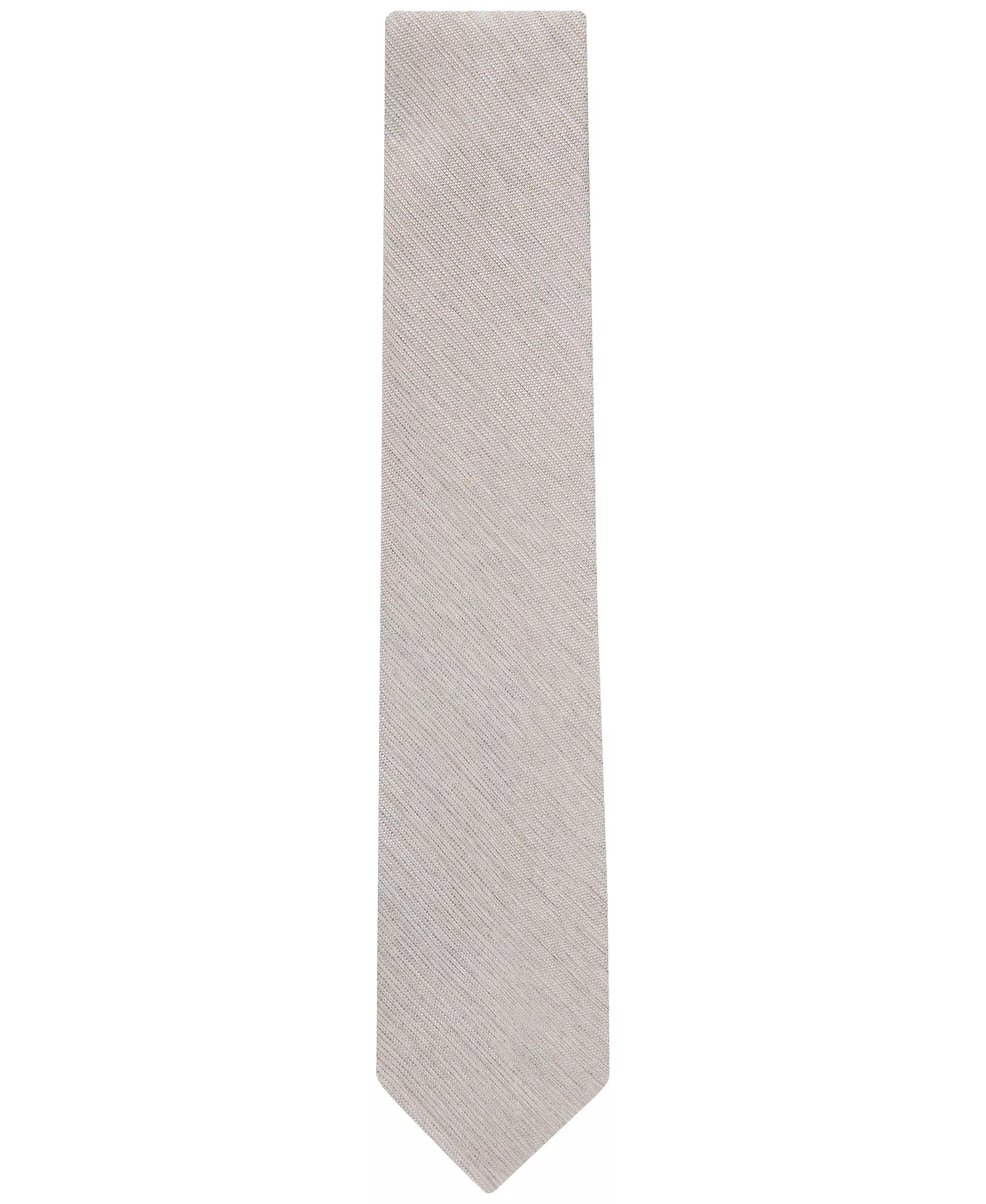 Men's Curtis Solid Textured Tie - Natural - OS