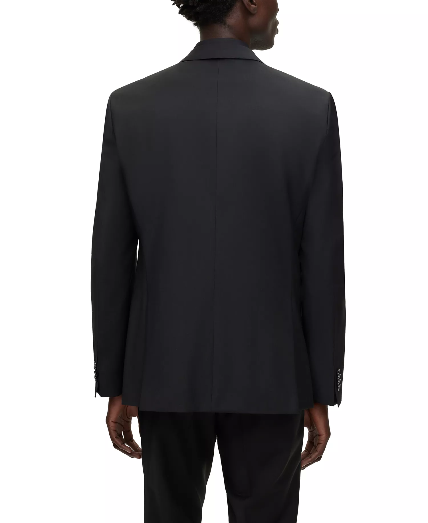 Men's Two-Piece Melange Suit, Created for Macy's - Black - 40R