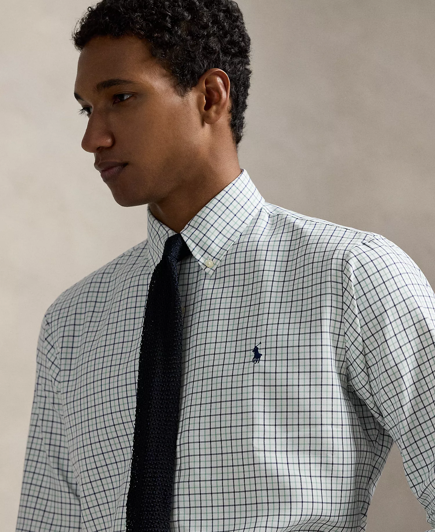 Men's Classic-Fit Performance Oxford Shirt - 6810B White Fatigue - 2XL