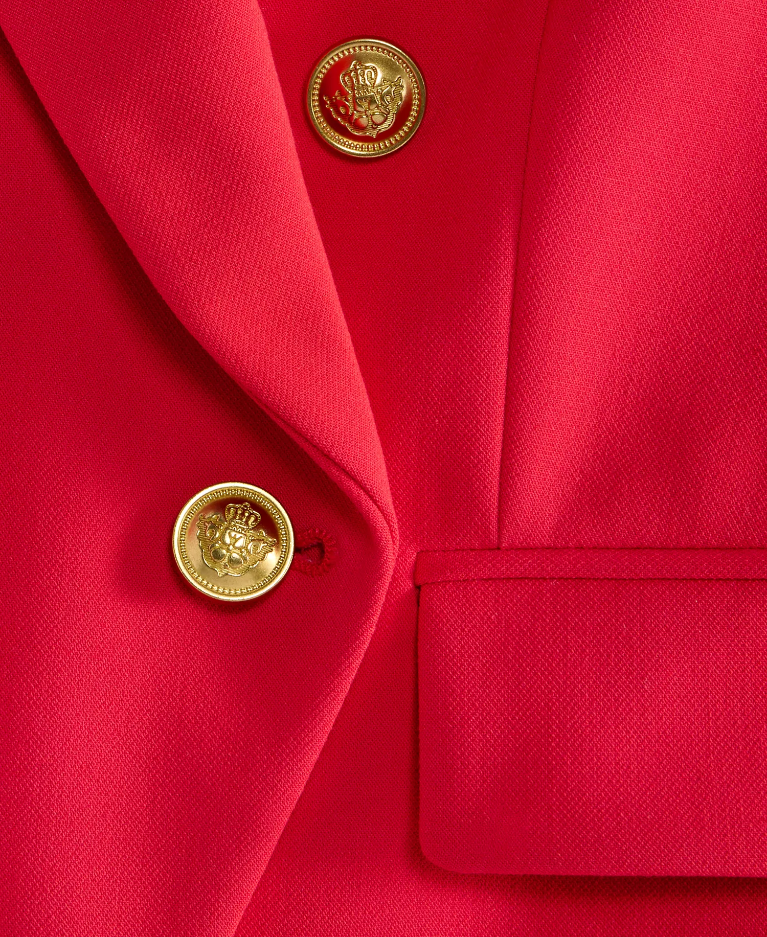 Women's Double-Breasted Blazer, Exclusively at Macy's - Cherry Flame - L