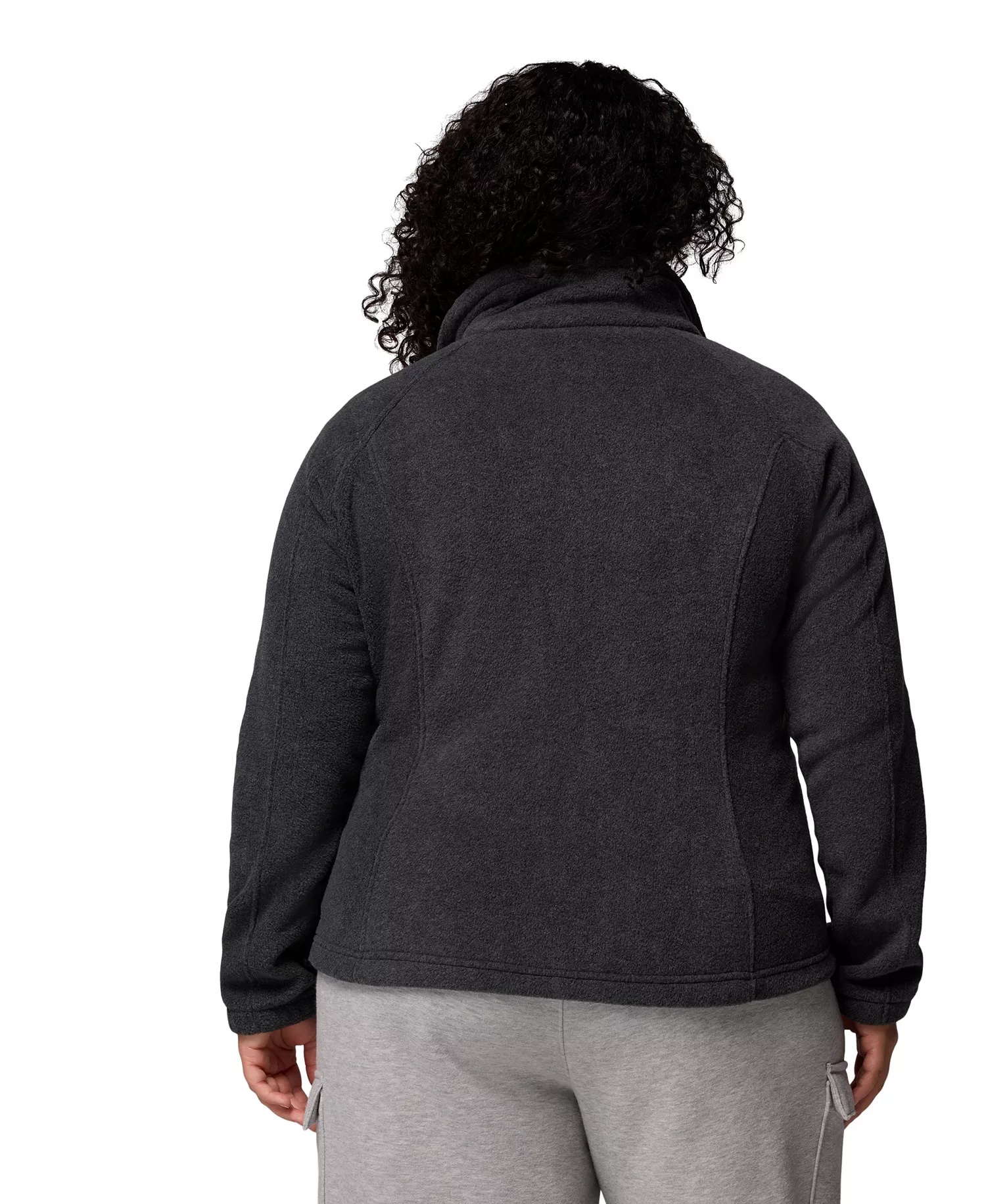 Plus Size Benton Springs Fleece Jacket - Charcoal Heather - 1X