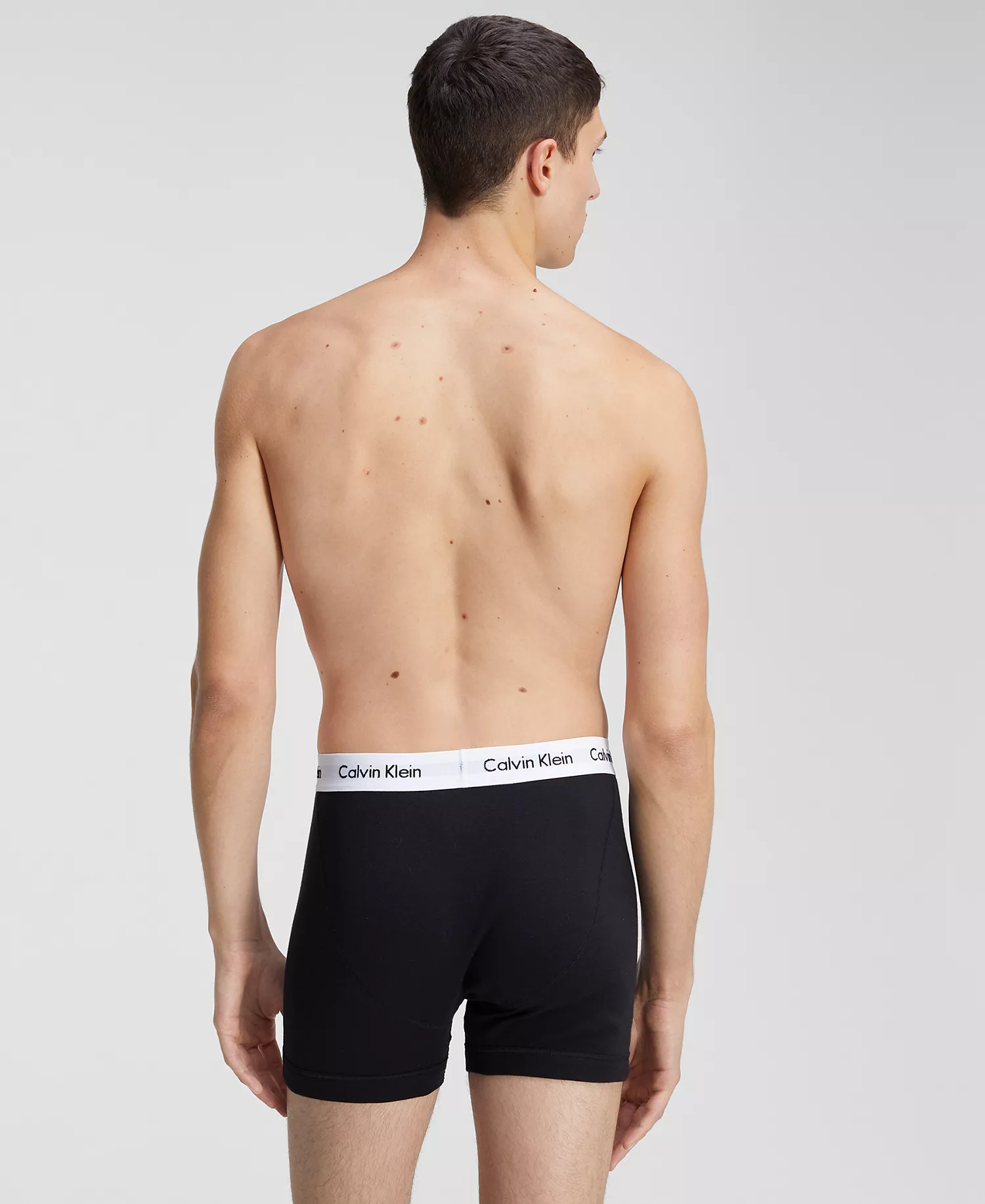 Men's Underwear Cotton Classics Multi-Packs, Created for Macy's - All Black/Black With White Waistband - L