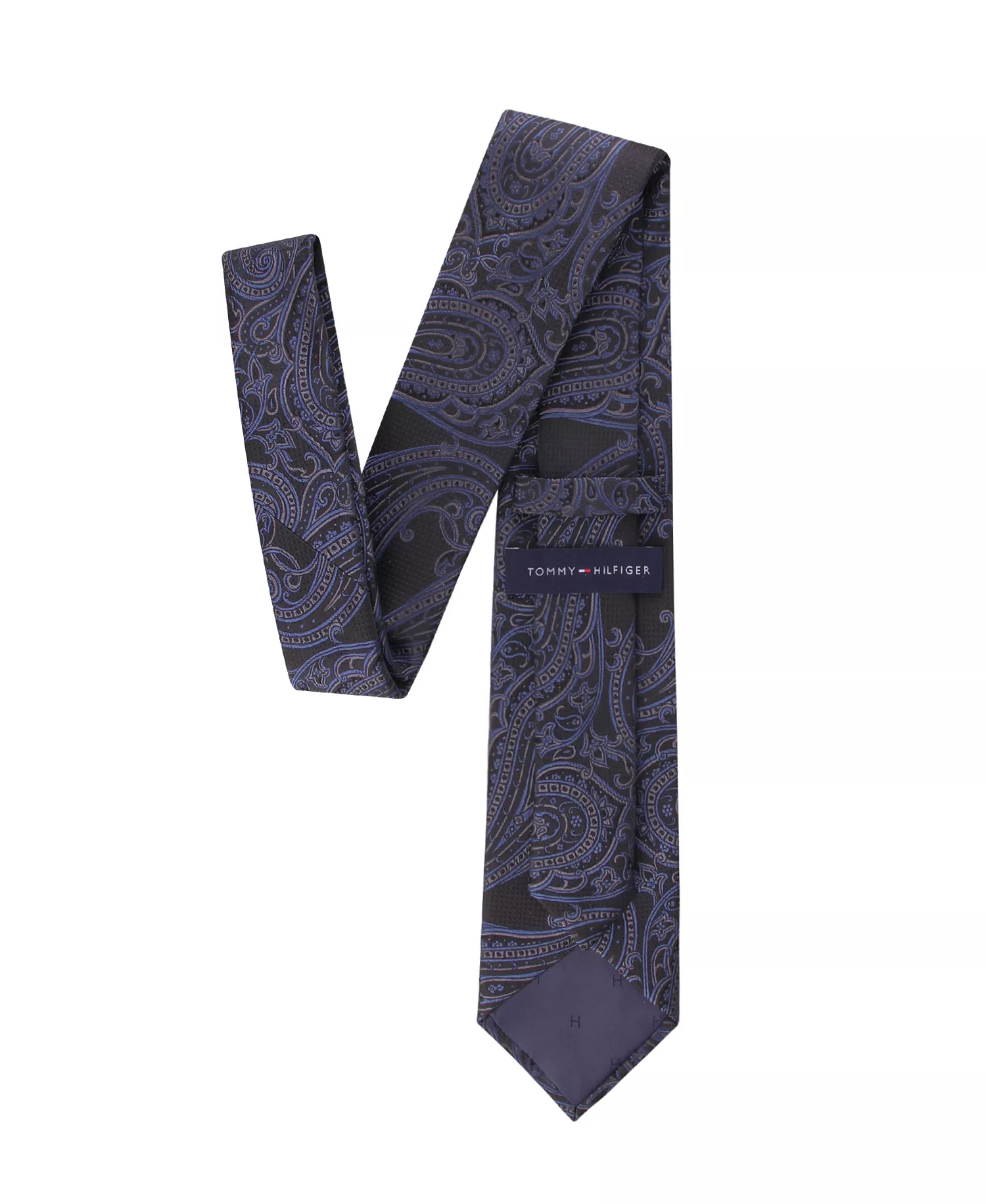Men's Gemma Paisley Tie - Black - ONE SIZE