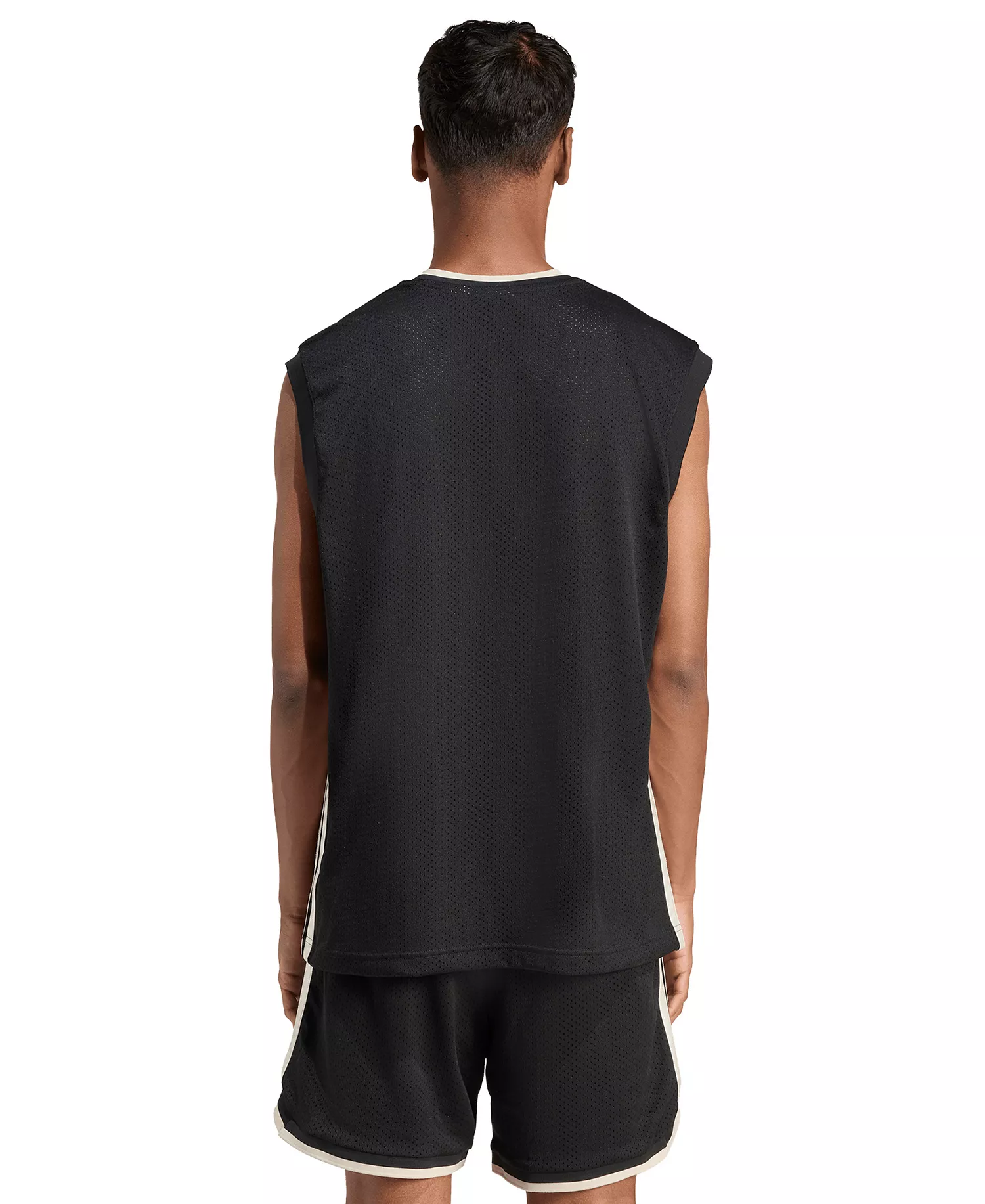 Men's Stadium Baseball Mesh Sleeveless T-Shirt - Black/Crystal Linen - 2XL