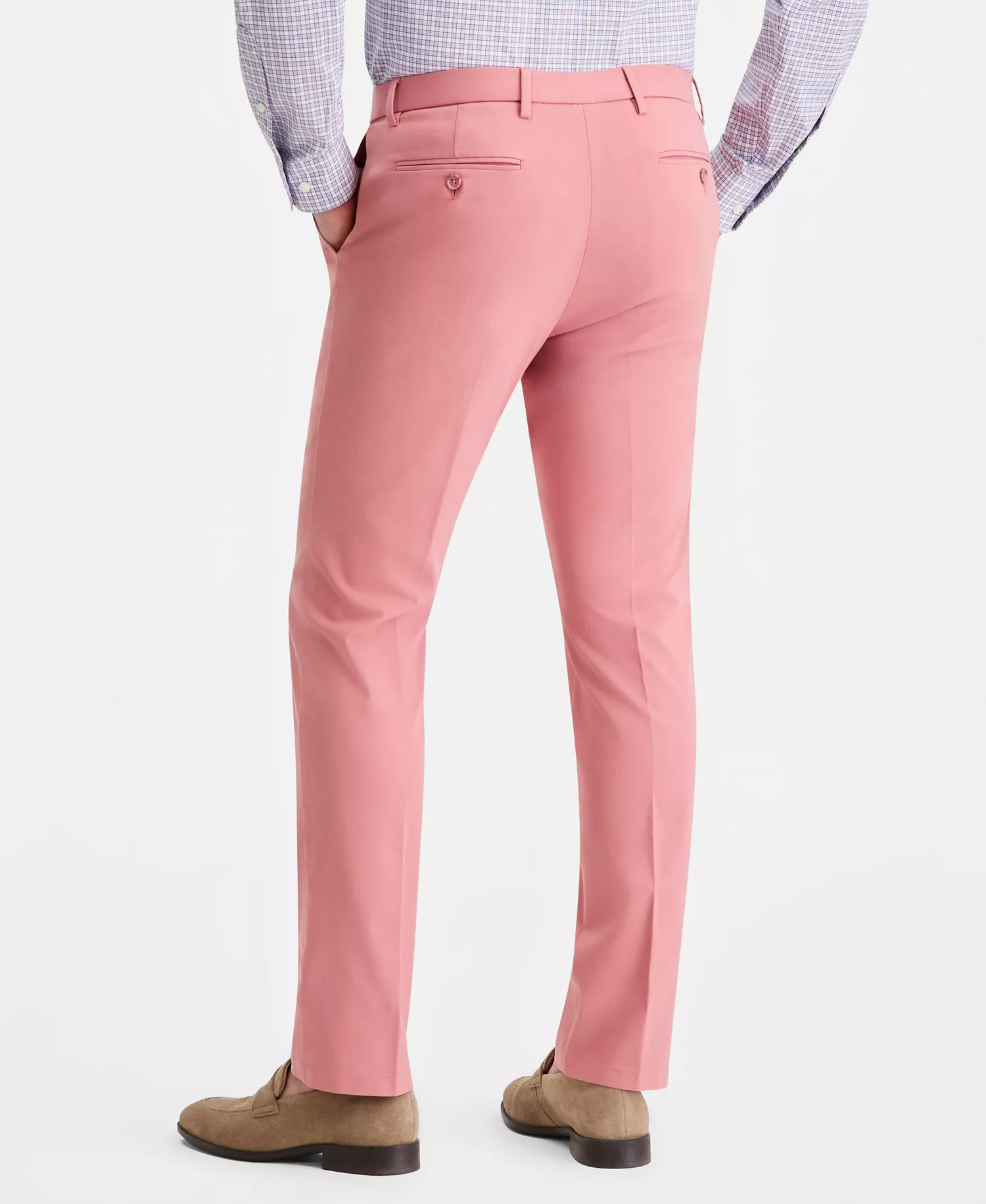 Men's Modern-Fit Dress Pant - Coral - 30x30