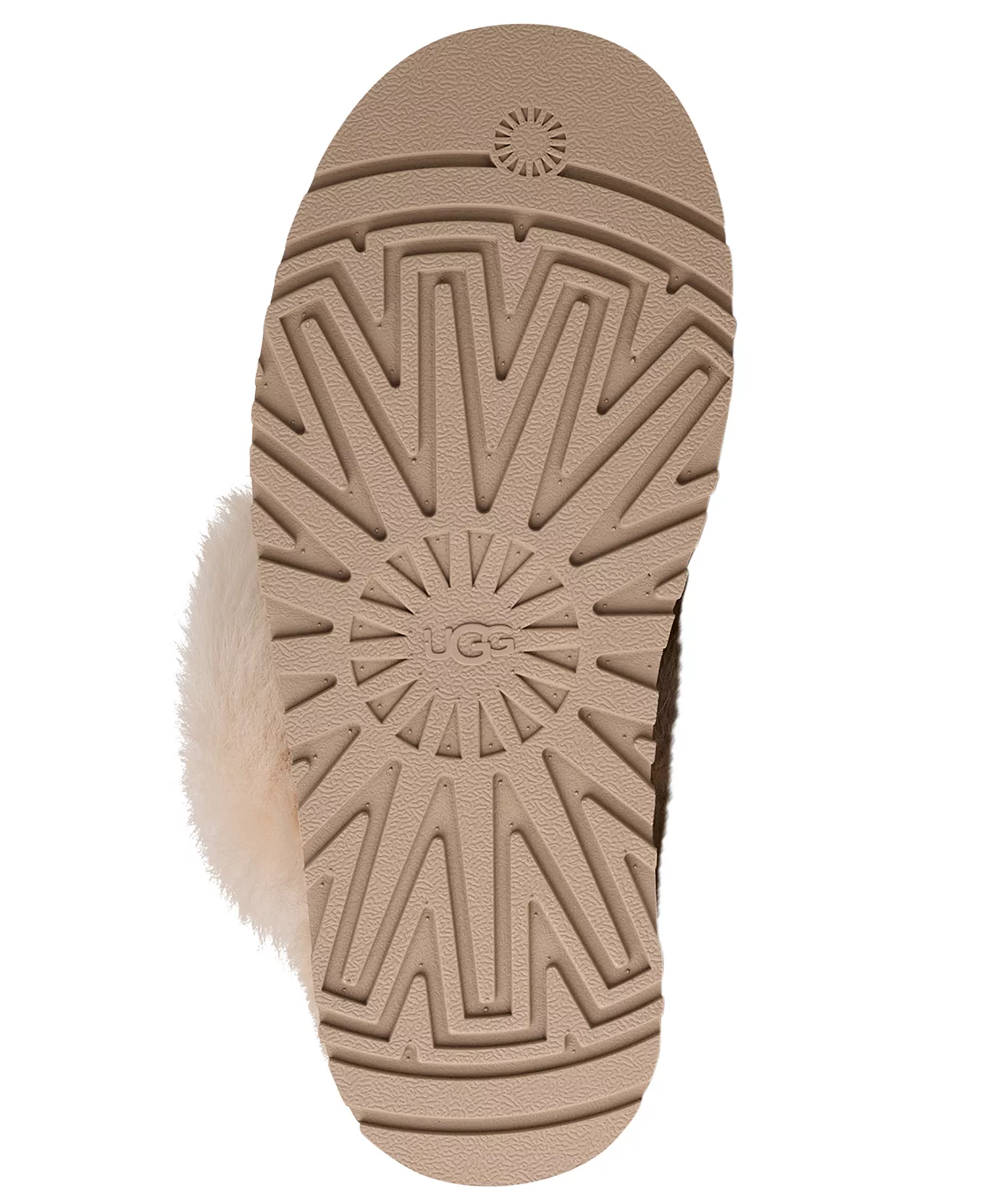 UGG Women's Disquette Chalet Round Toe Slipper - Beige - 11M