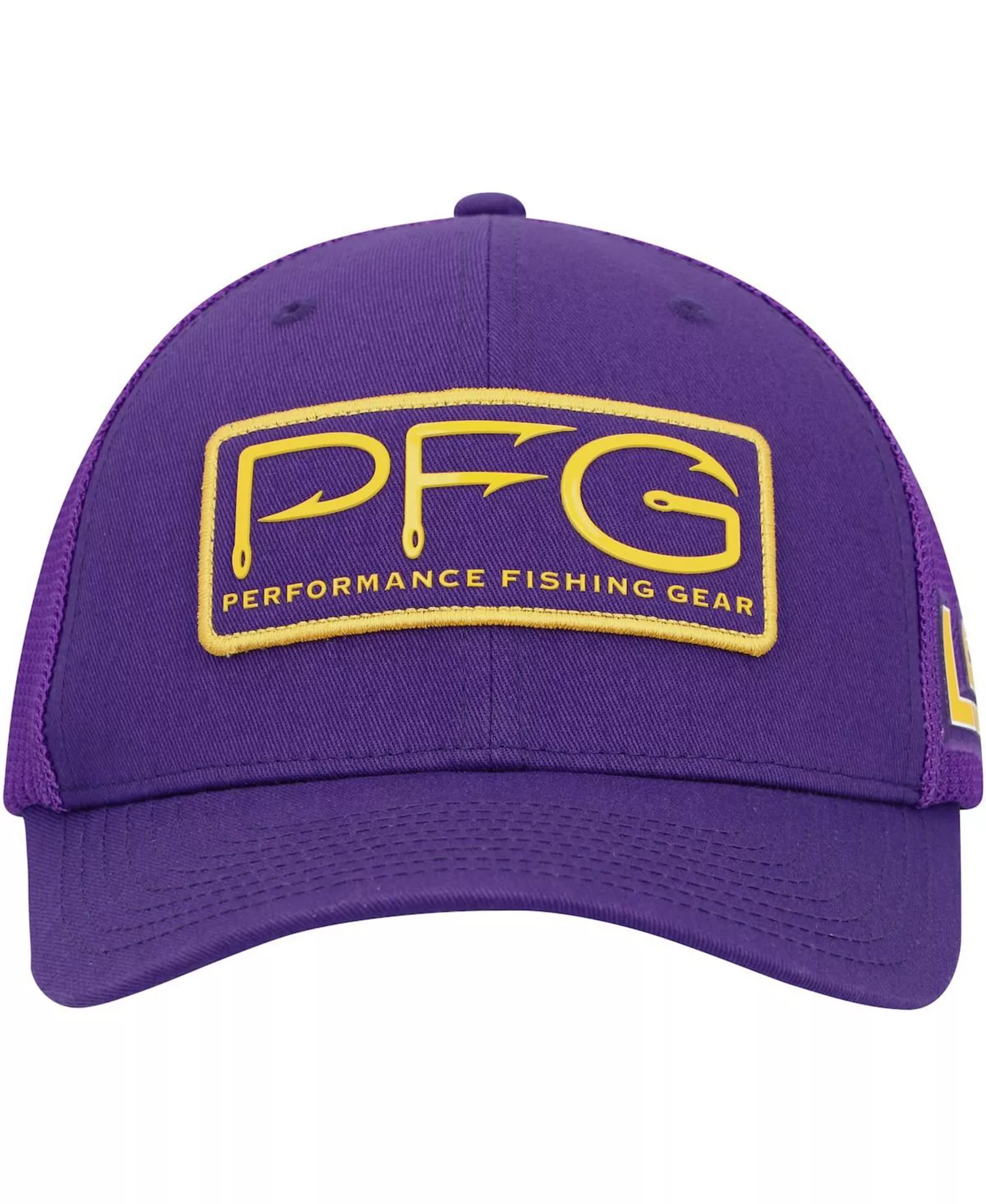 Men's Purple LSU Tigers PFG Hooks Flex Hat - Purple - L/XL