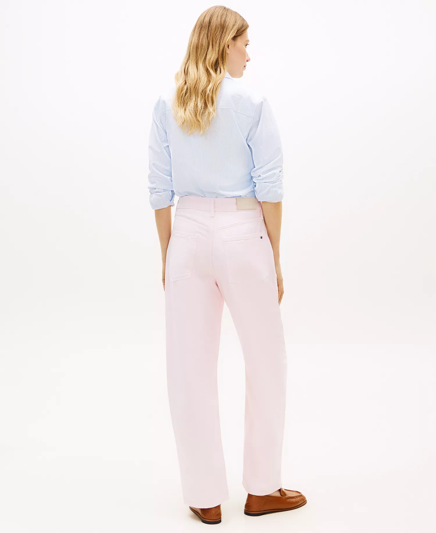 Women's Ankle Waide Leg Jeans - Polar Pink - 28 (US 6)