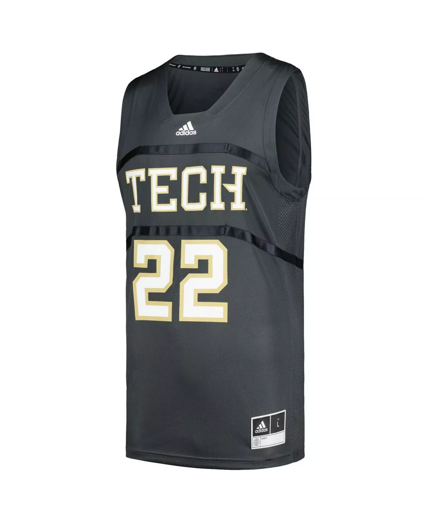 Men's #22 Georgia Tech  Jackets Swingman Jersey - Gold - 2XL