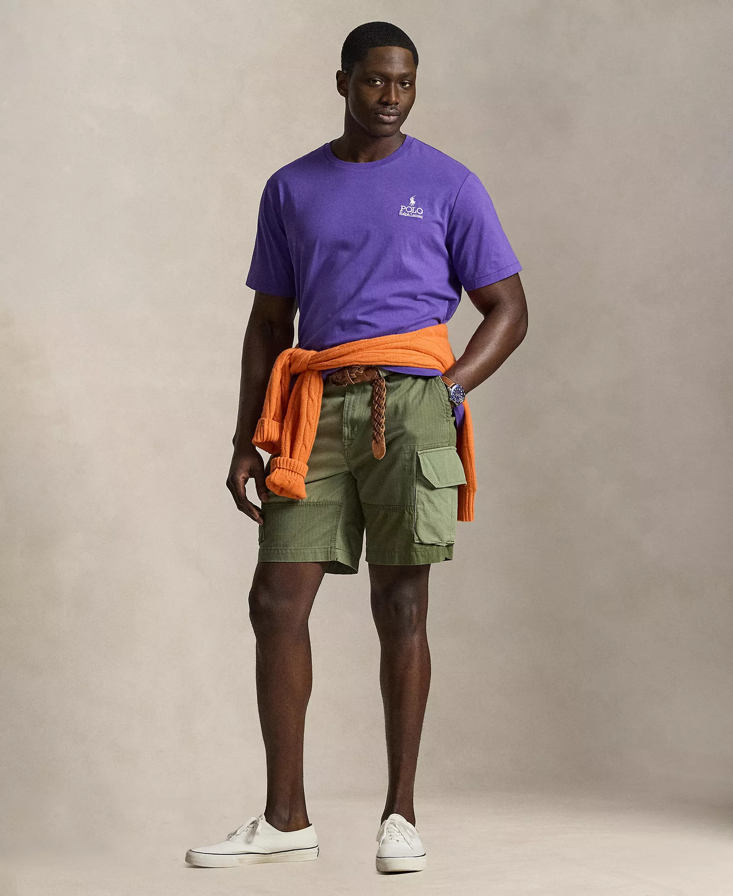 Men's Big & Tall Short-Sleeve T-Shirt - Cabana Purple - 2LT