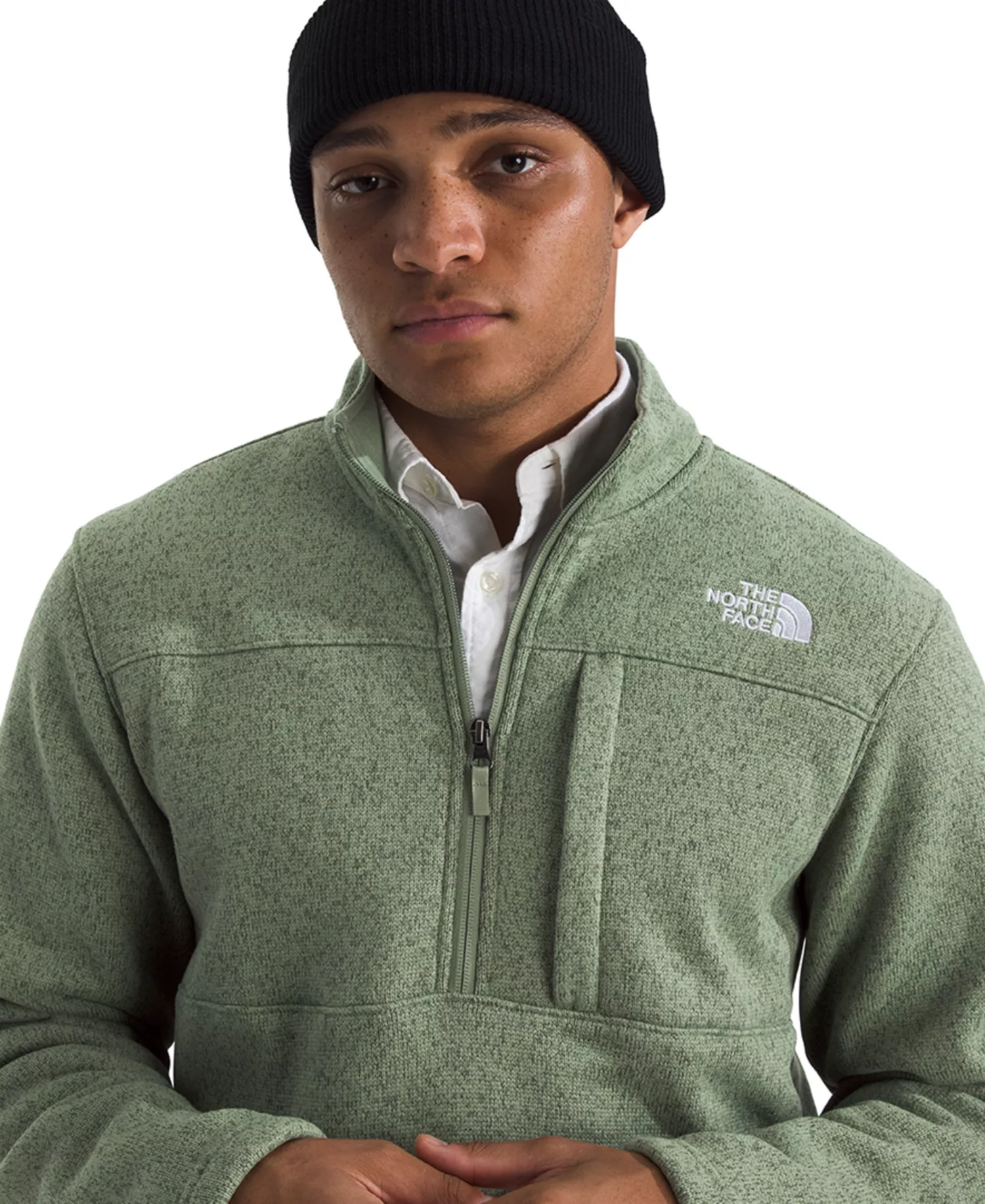 Men's Gordon Lyons Quarter Zip Jacket - Bark Mist Heather - 2XL