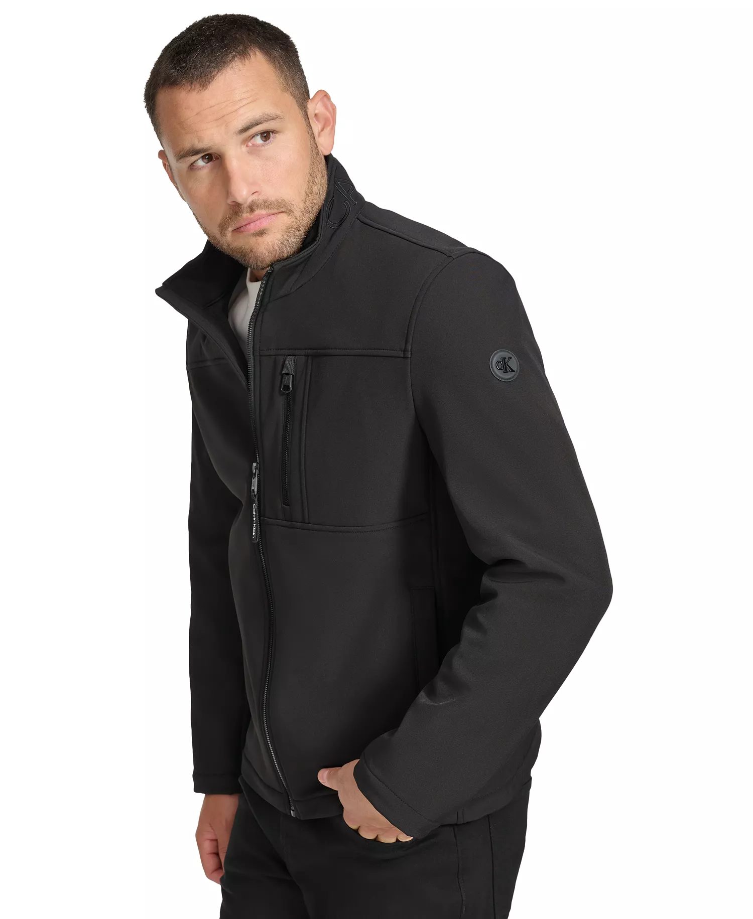 Men's Infinite Stretch Soft Shell Jacket - Black - 2XL