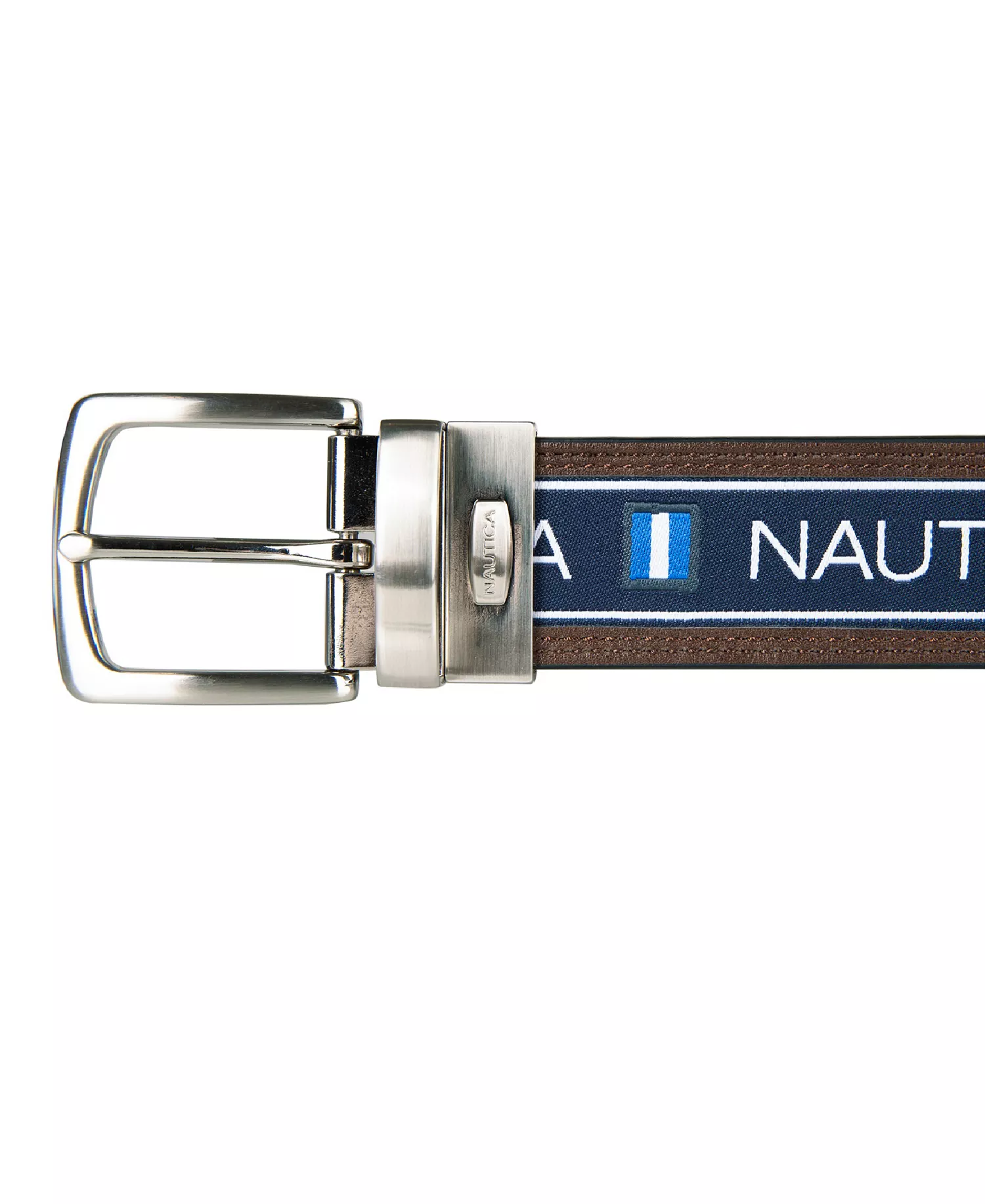 Men's Reversible Flag Belt - Navy - Large