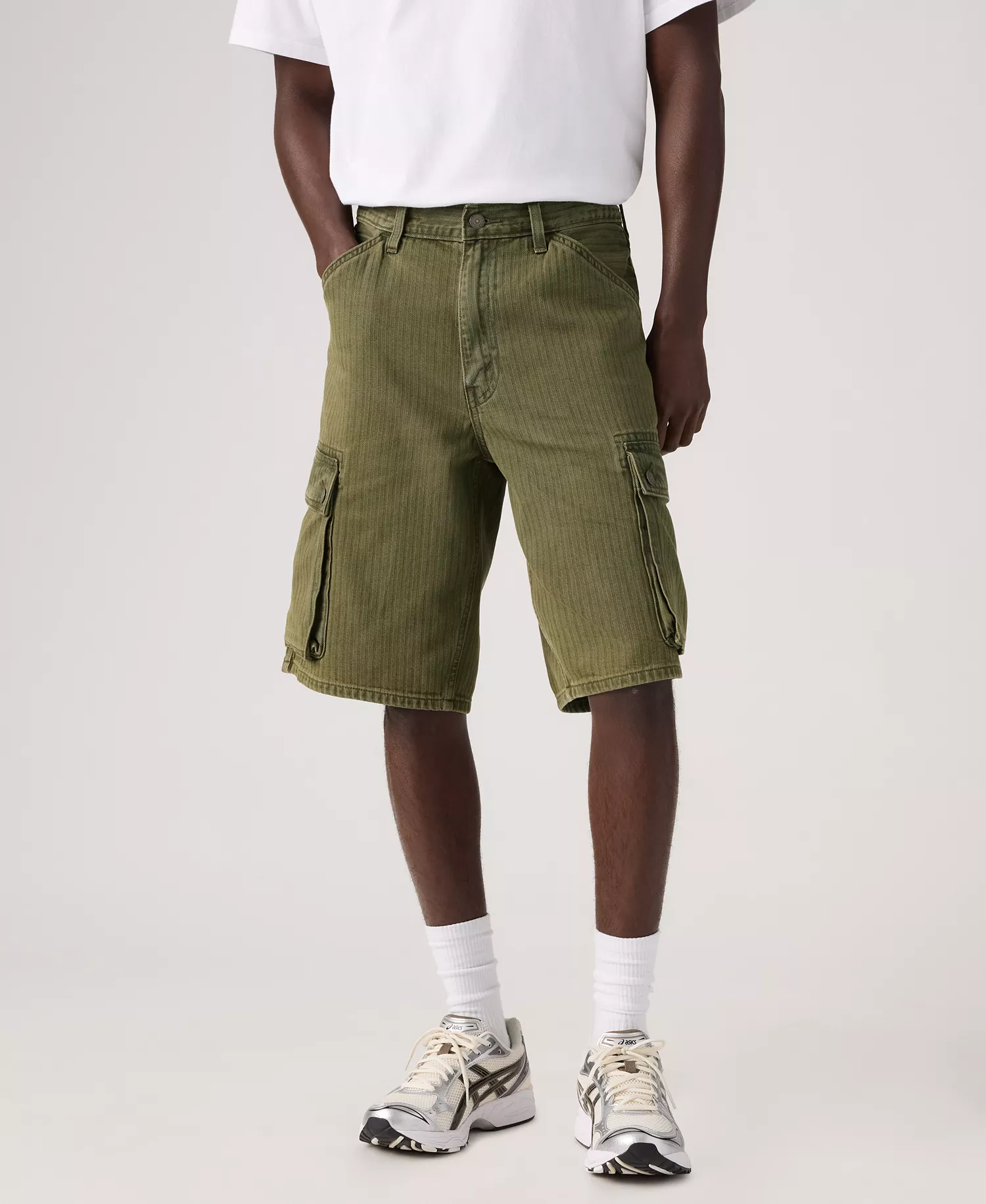 Men's 478 Baggy Cargo Shorts - Forest Badge OD - 29x12
