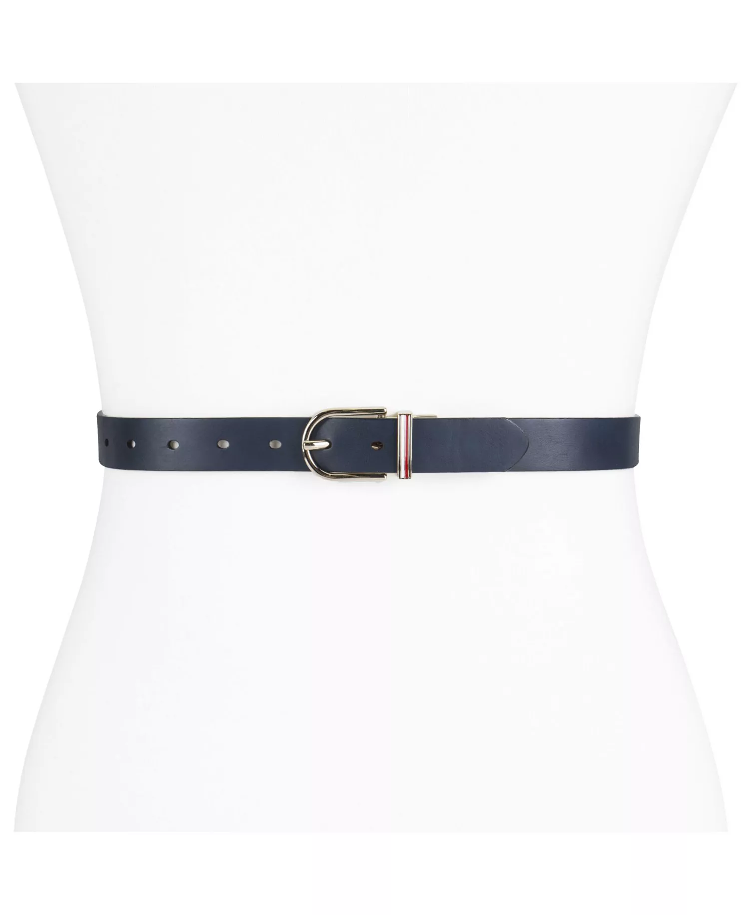Women's Reversible Dress Casual Belt - Tan, Navy - Large