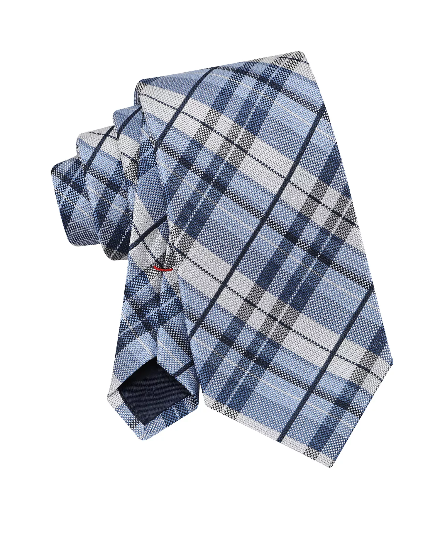 Men's Rhode Seasonal Plaid Tie - Blue - ONE SIZE