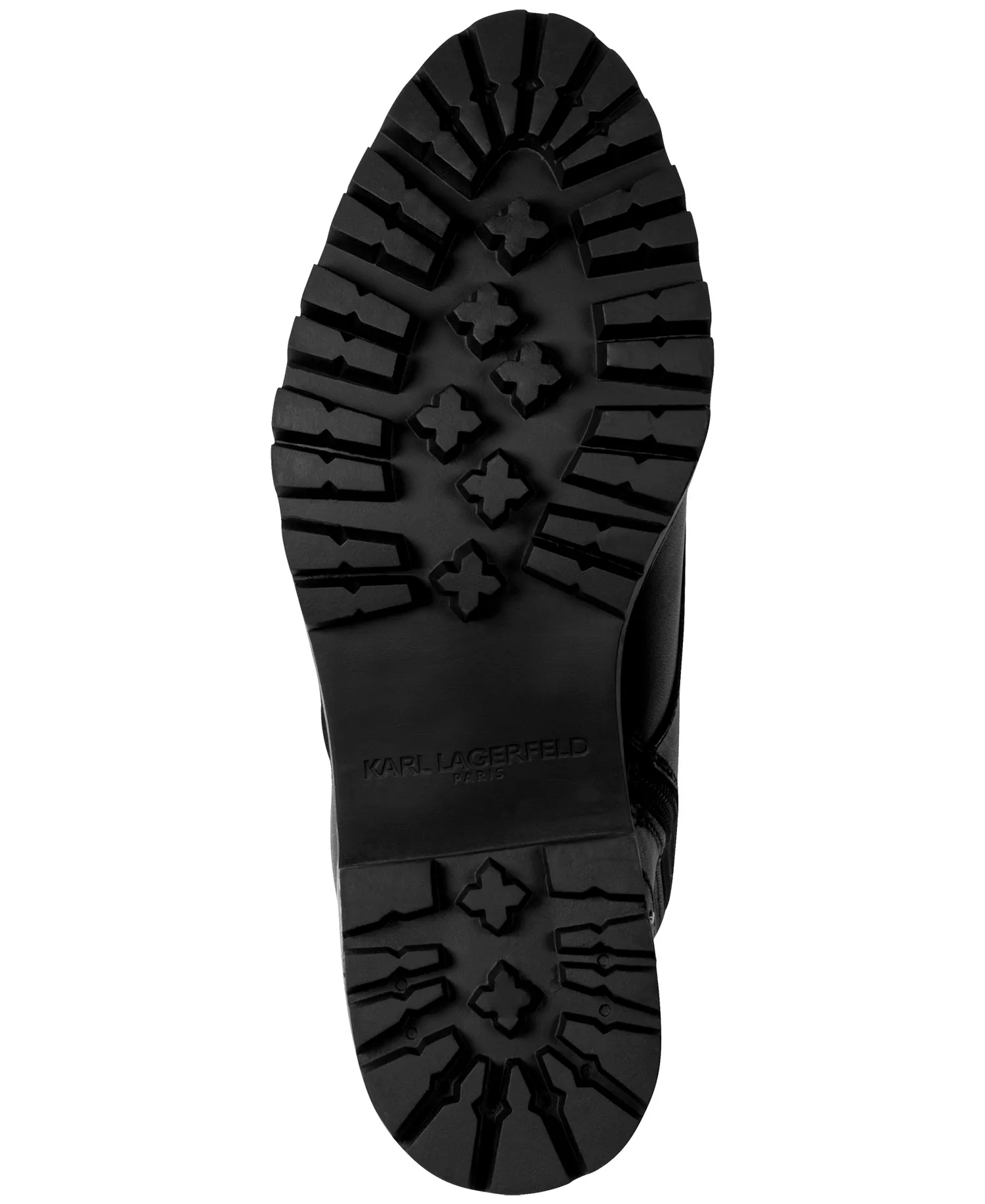 Prue Lace-Up Combat Booties - Black - 5M