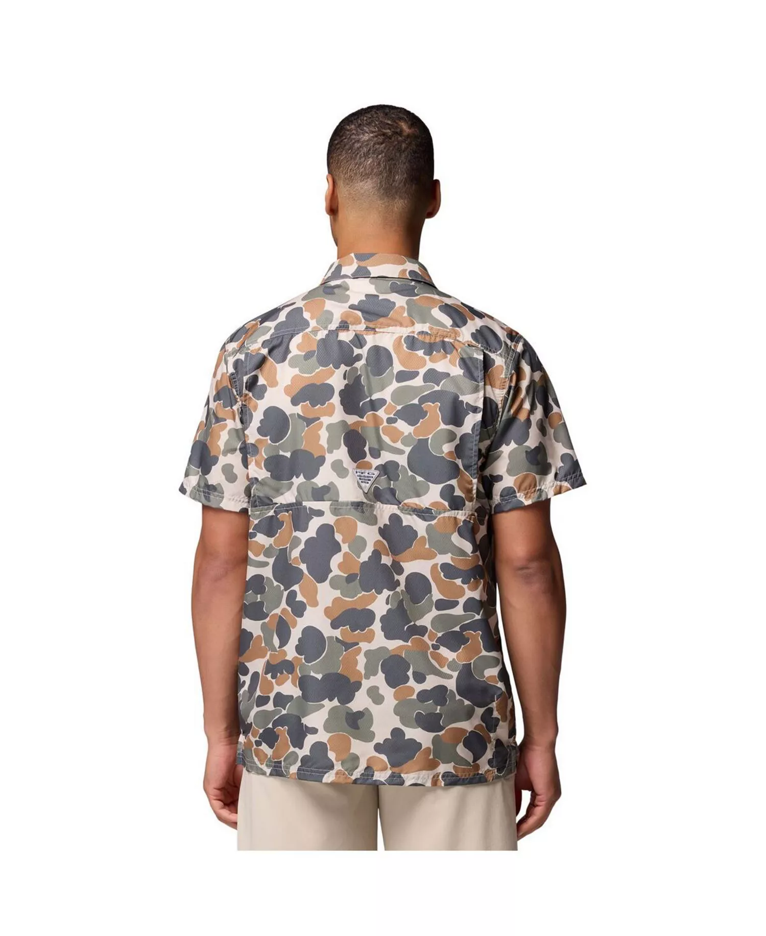 Men's Camo Tennessee Volunteers Super Slack Tide Omni-Wick Button-Up Shirt - Camo - L