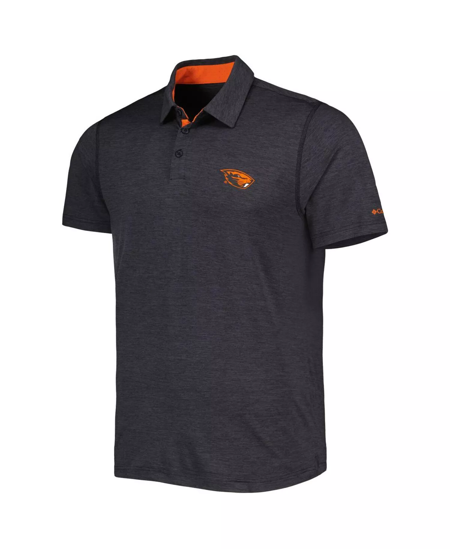 Men's Black Oregon State Beavers Tech Trail Omni-Shade Polo Shirt - Black - XL