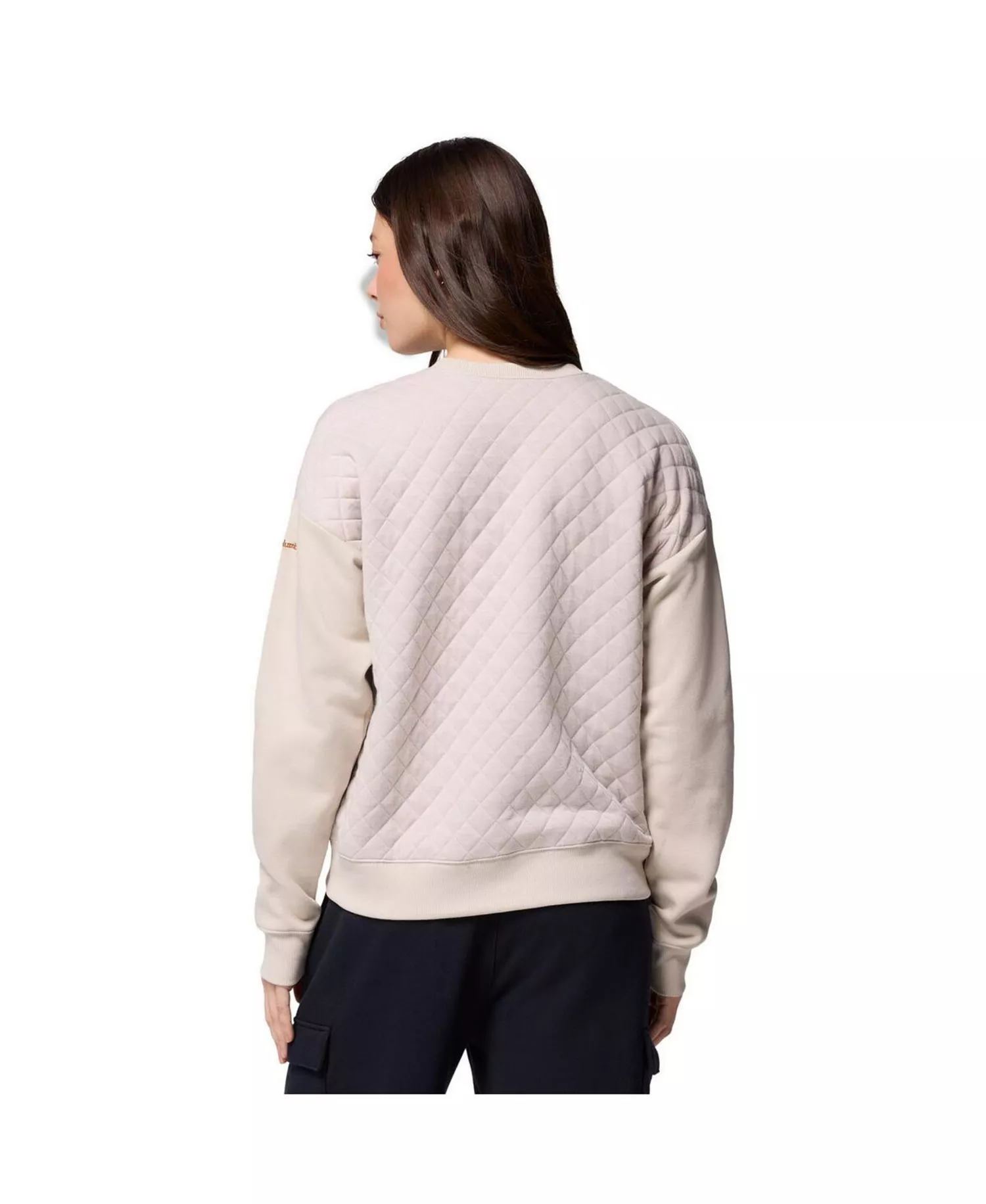 Women's Cream Texas Longhorns Collegiate Hart Mountain Quilted Sweatshirt - Cream - L