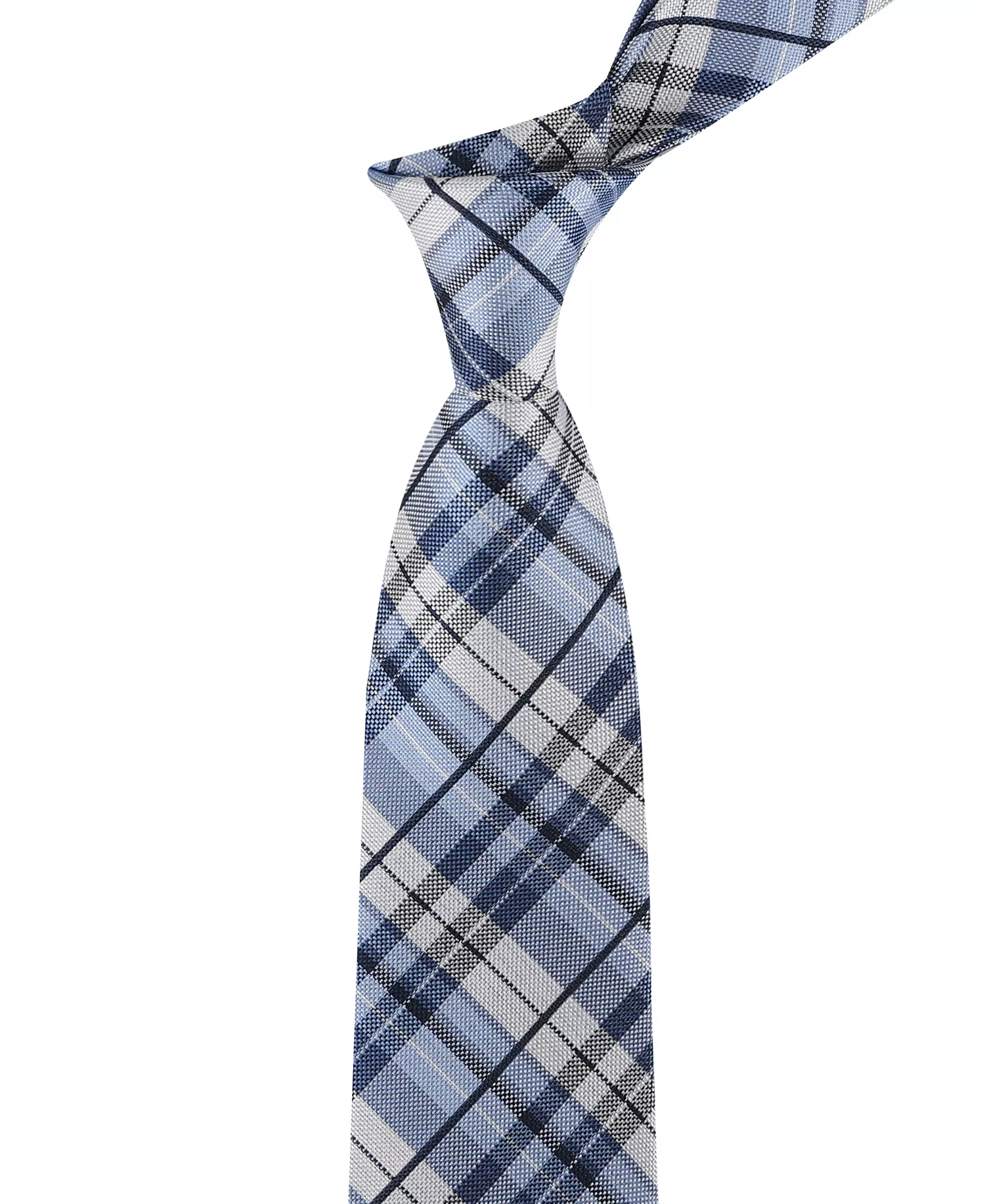 Men's Rhode Seasonal Plaid Tie - Blue - ONE SIZE