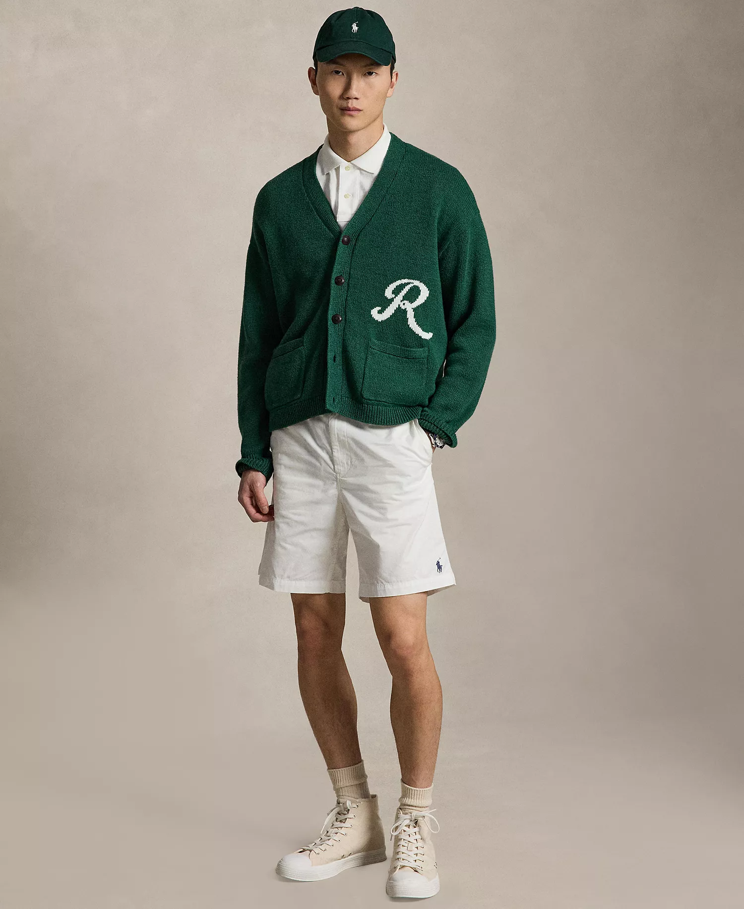 Men's Twill Woven Shorts - Ceramic White - 2XL