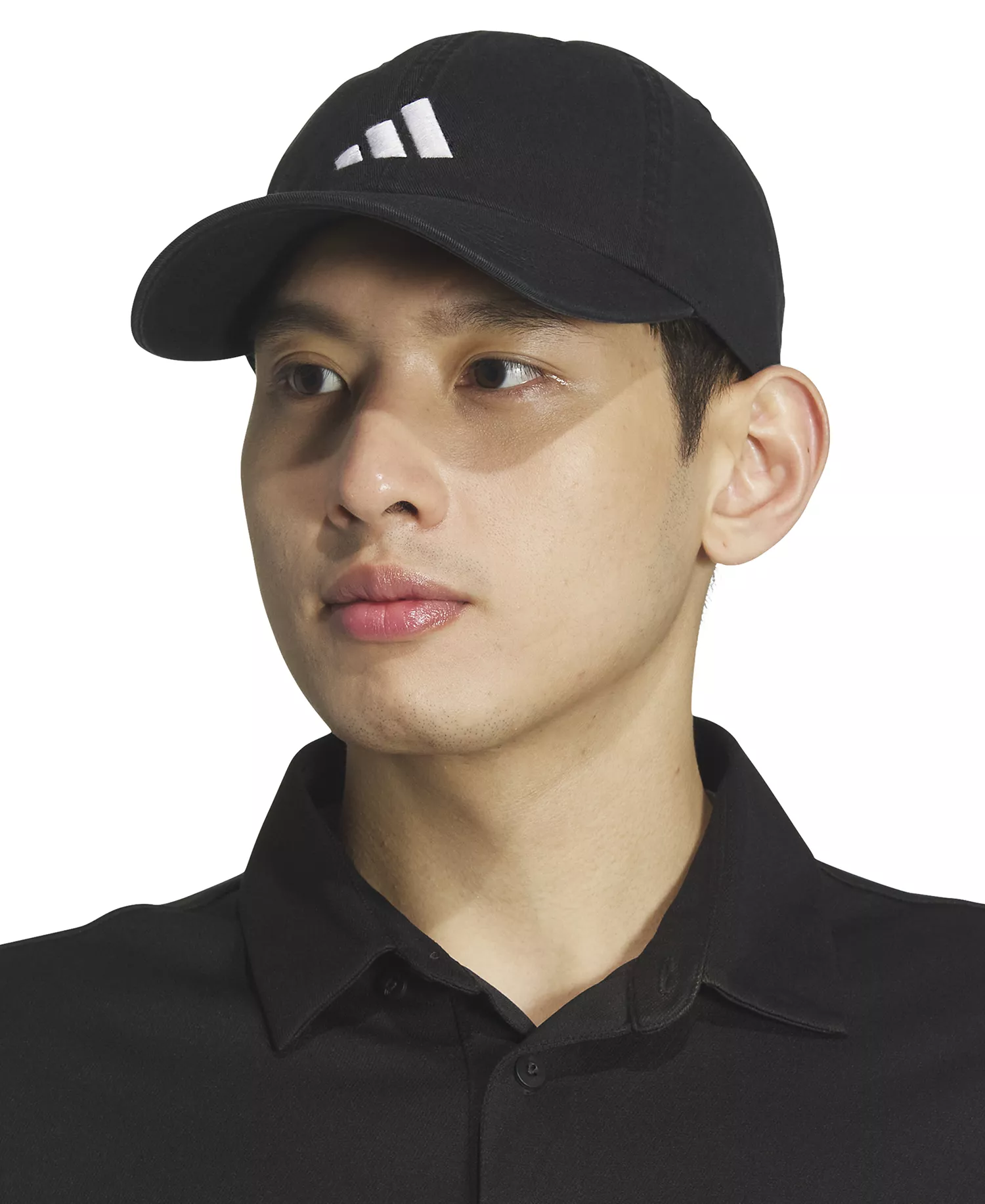 Men's Ultimate 3 Embroidered Logo Cap  - Black/White - OS