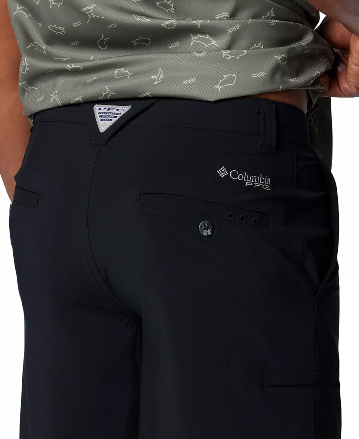 Men's PFG Grander Marlin III Offshore 10" Short - Black - 30