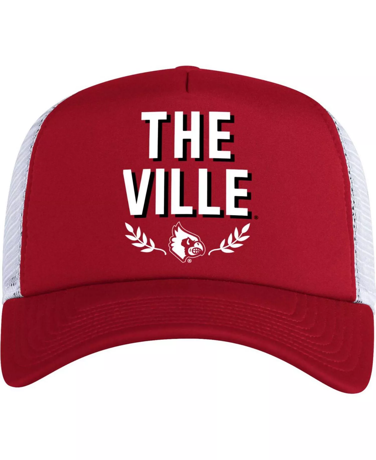 Men's Red Louisville Cardinals Phrase Foam Front Trucker Adjustable Hat - Red - One Size Fits All