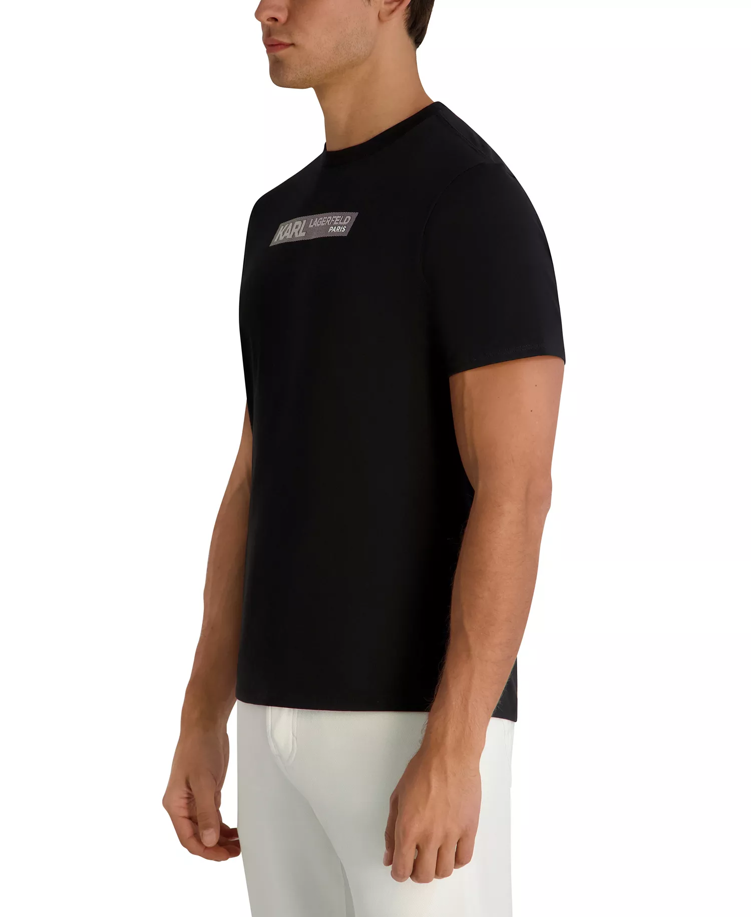 Men's Regular Fit Round Neck T-Shirt - Black - 2XL