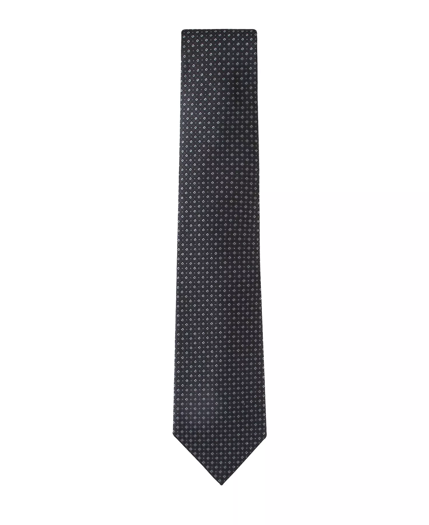 Men's Peyton Neat Pattern Tie - Black - ONE SIZE
