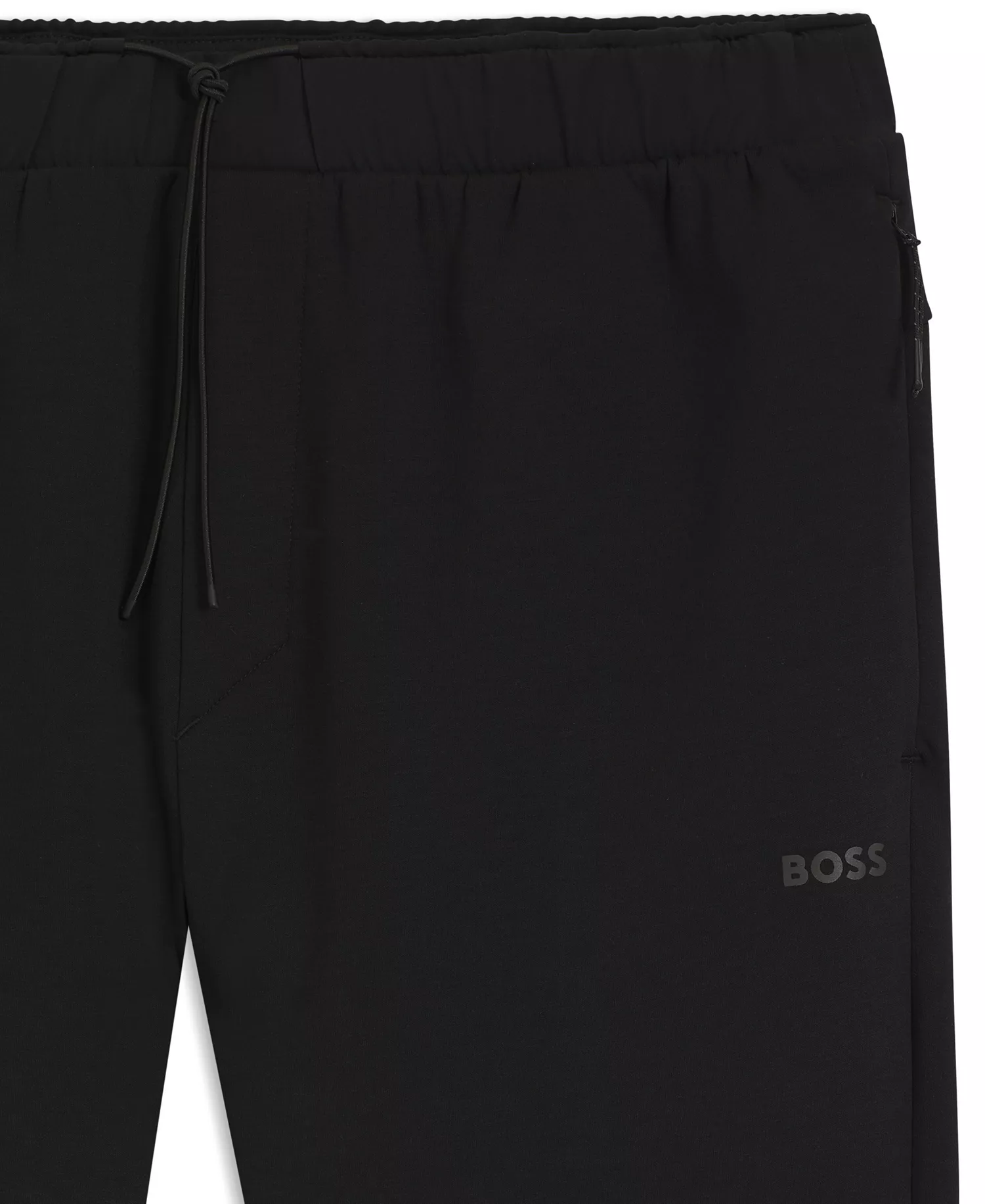 Men's Reflective Details Regular-Fit Tracksuit Pants - Black - L