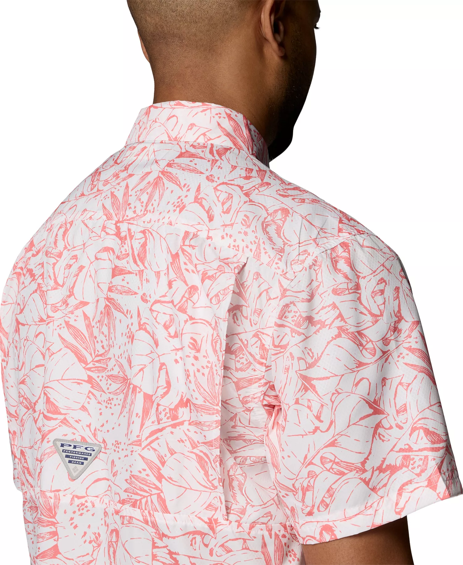 Men's Super Slack Tide Camp Shirt - Melonade Leoleaves - L